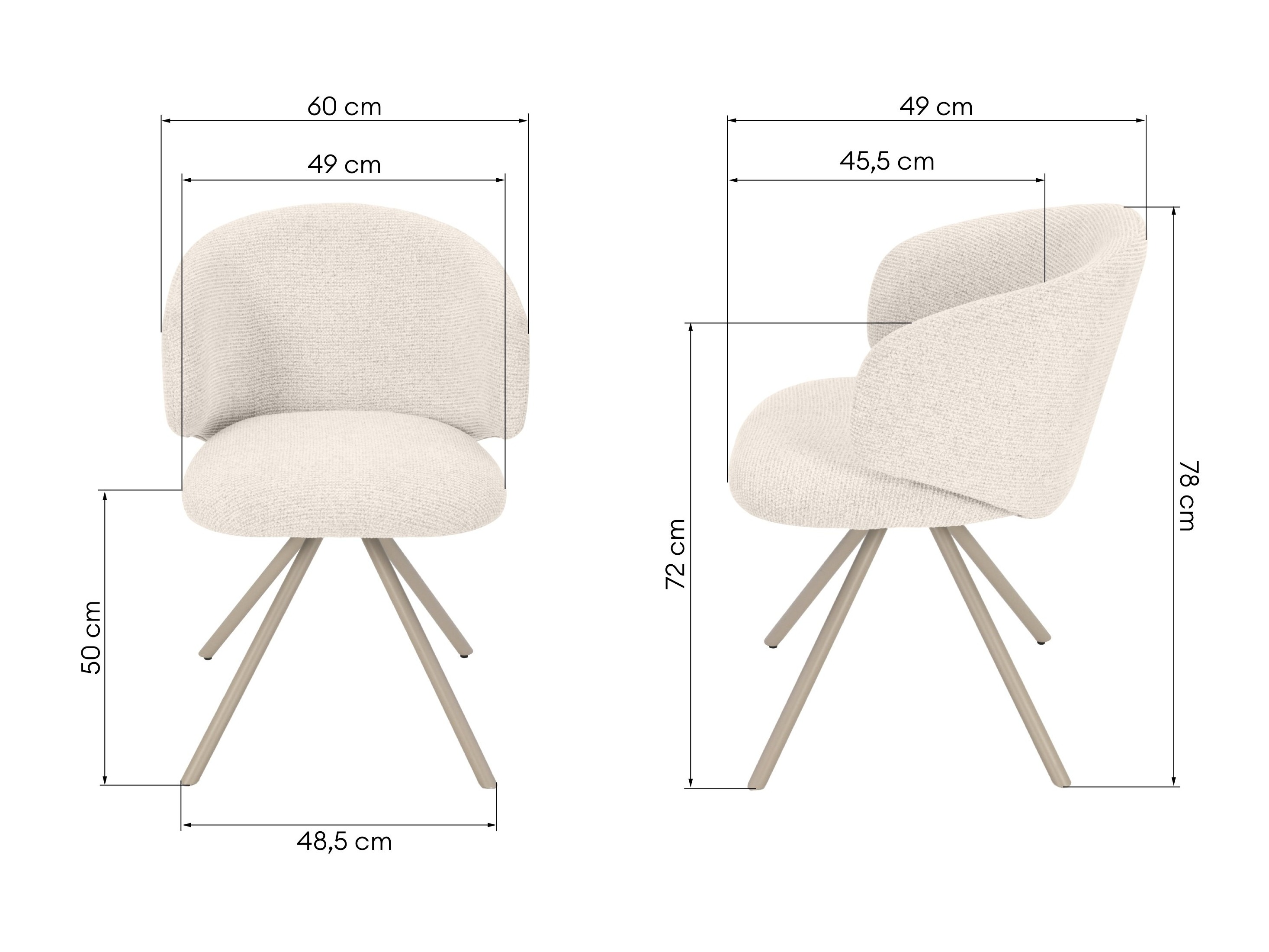 Tuoli Burleson 515 (Beige)