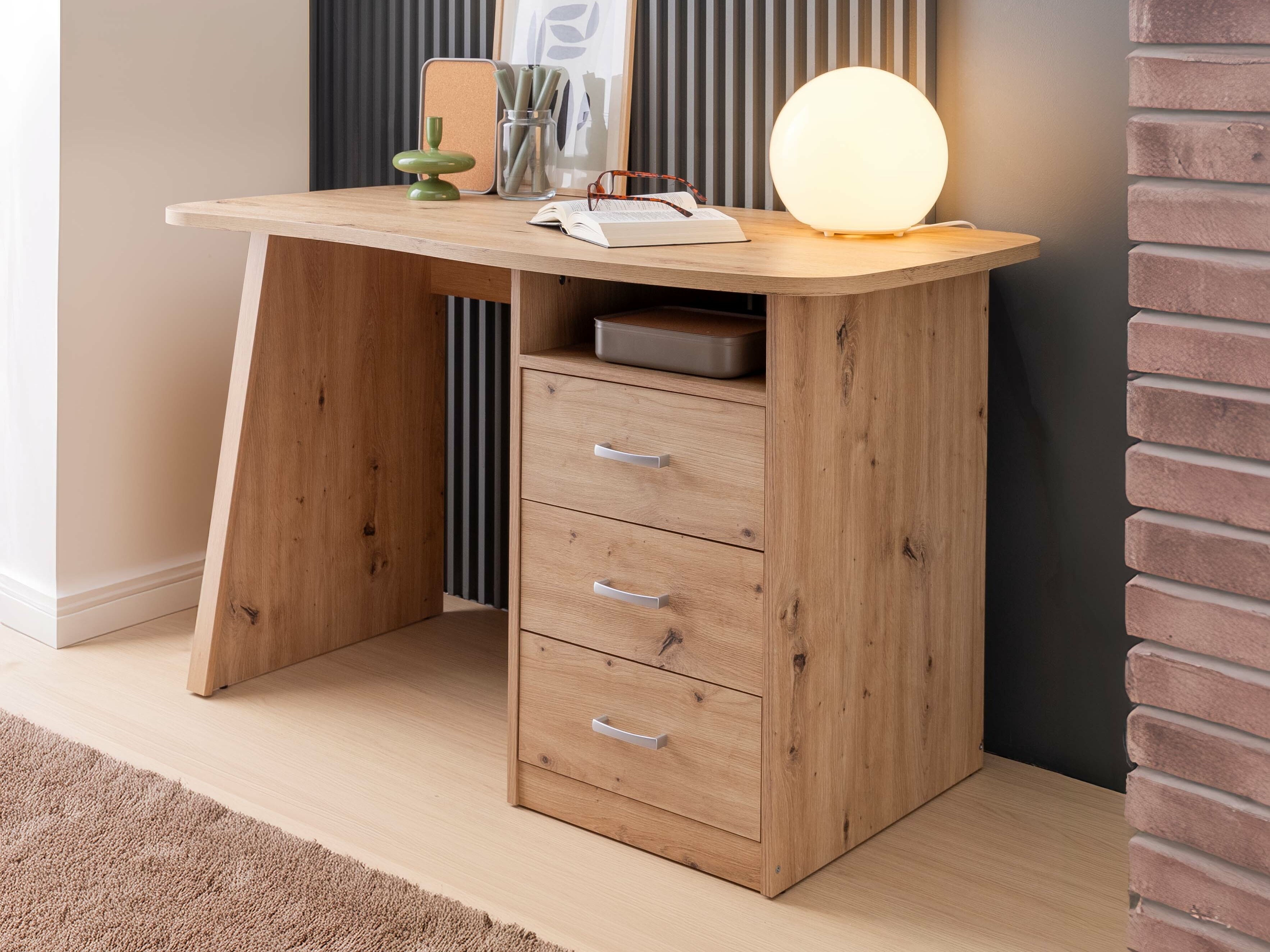 Työpöytä Ontario 204 (Artisaanitammi)