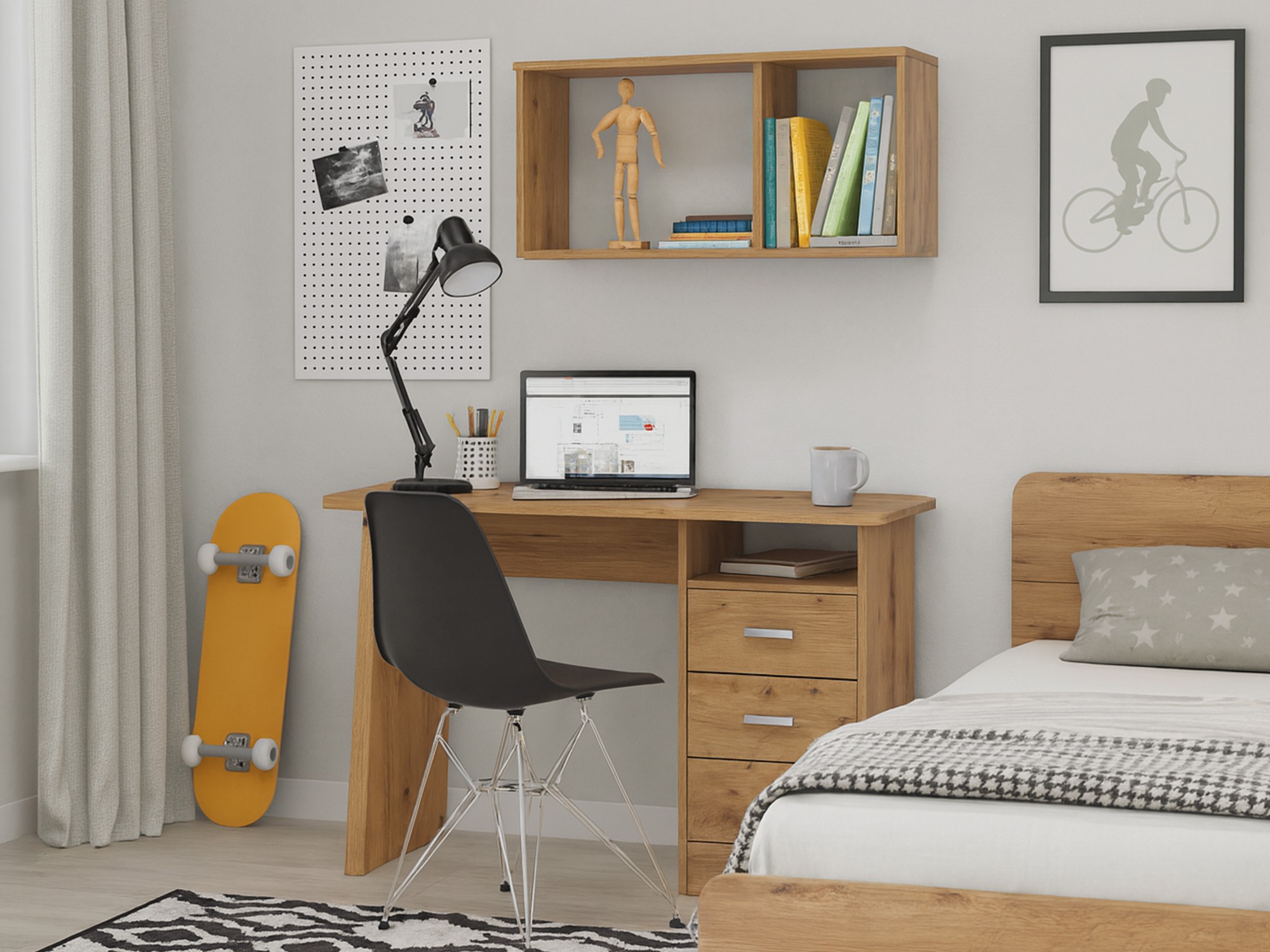 Työpöytä Ontario 204 (Artisaanitammi)