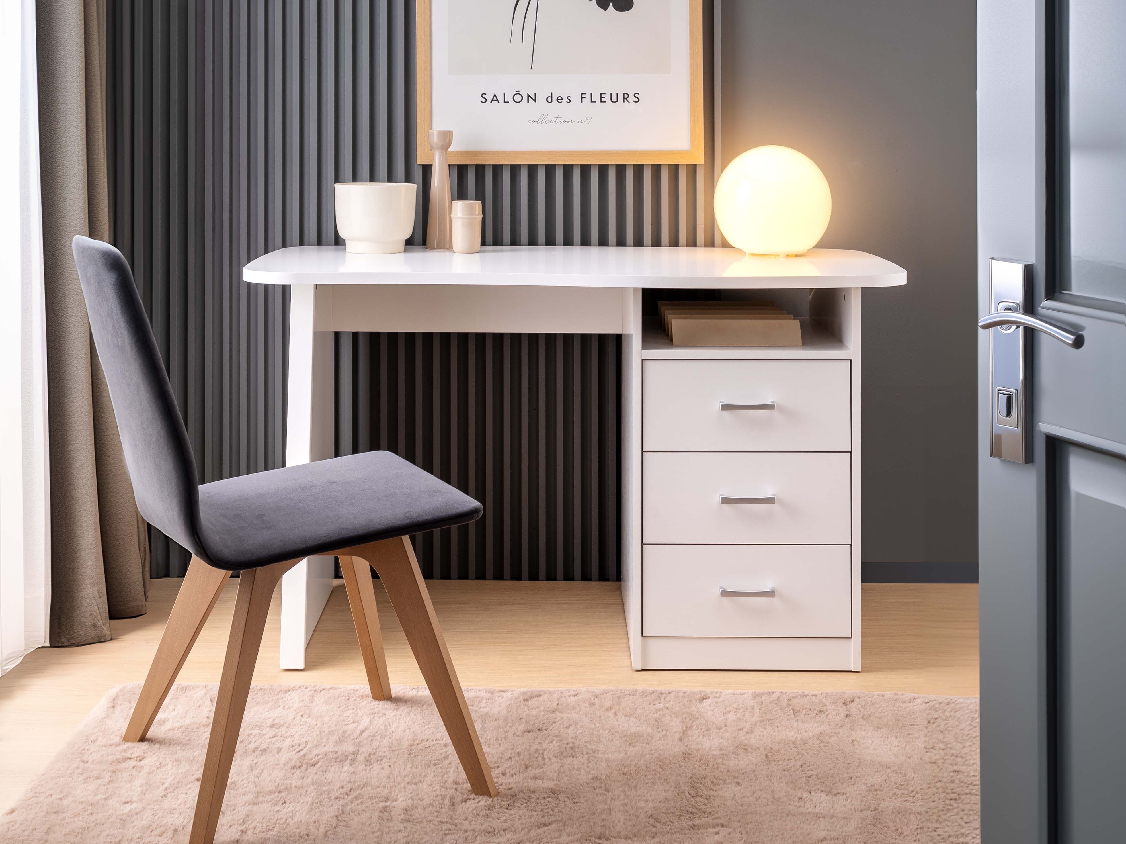 Työpöytä Ontario 204 (Valkoinen)