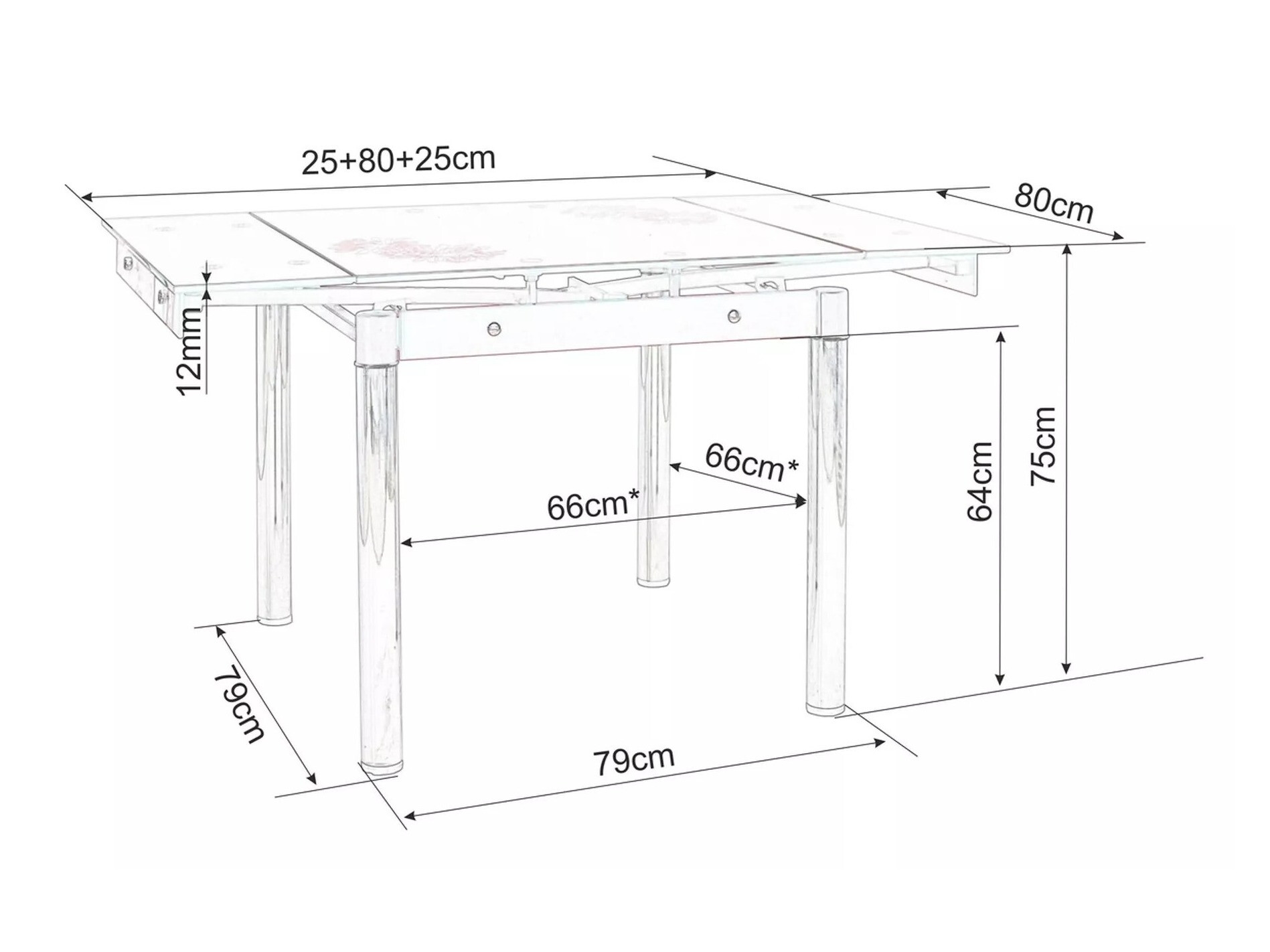 Pöytä SE2797 pienellä vialla