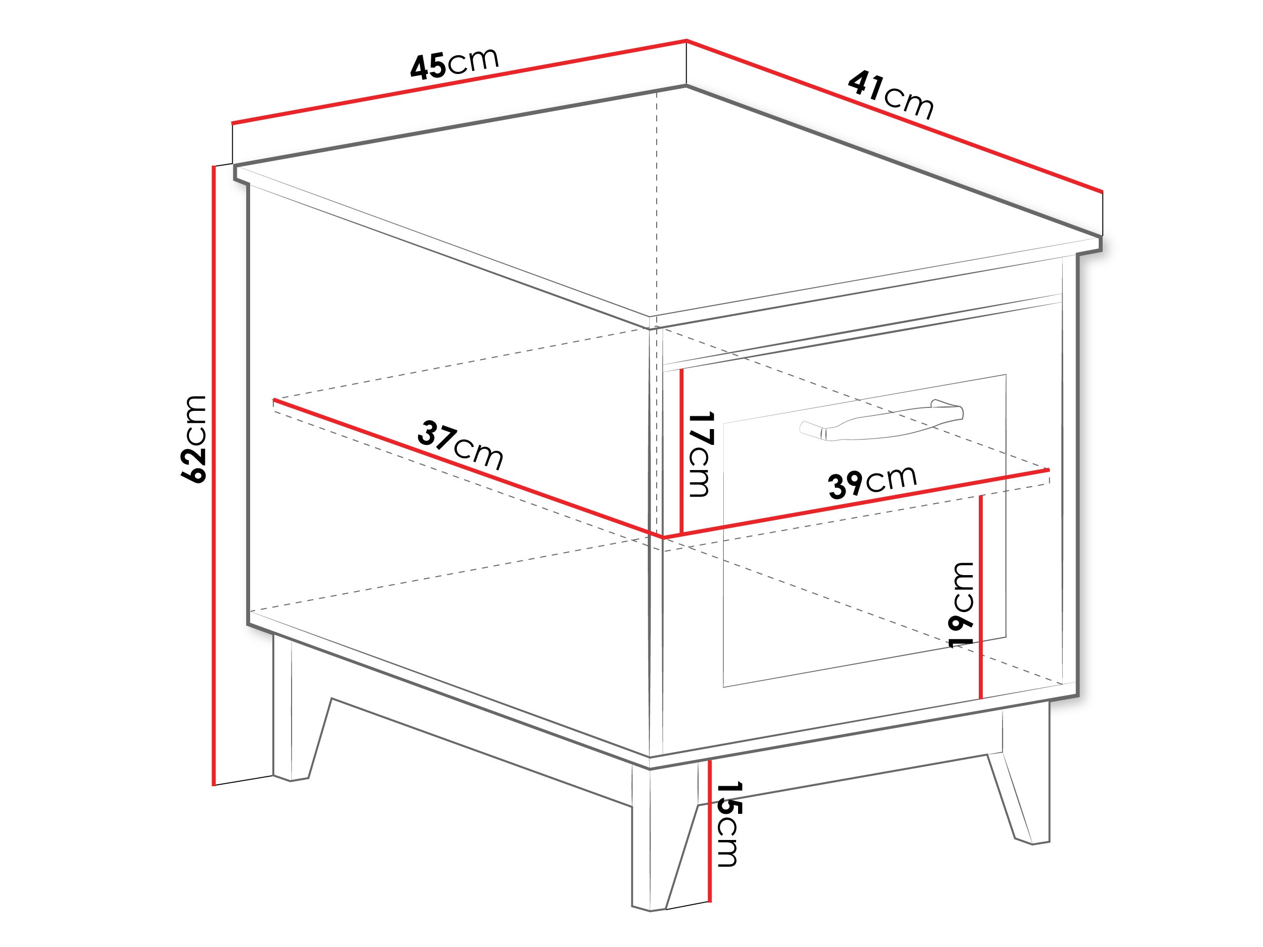 Yöpöytä Sonfera 110