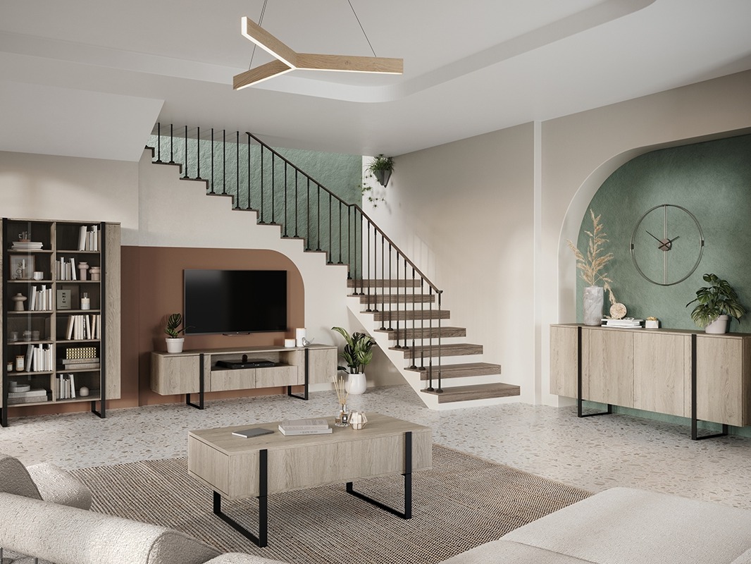 Sohvapöytä Lortesu 110 (Musta)