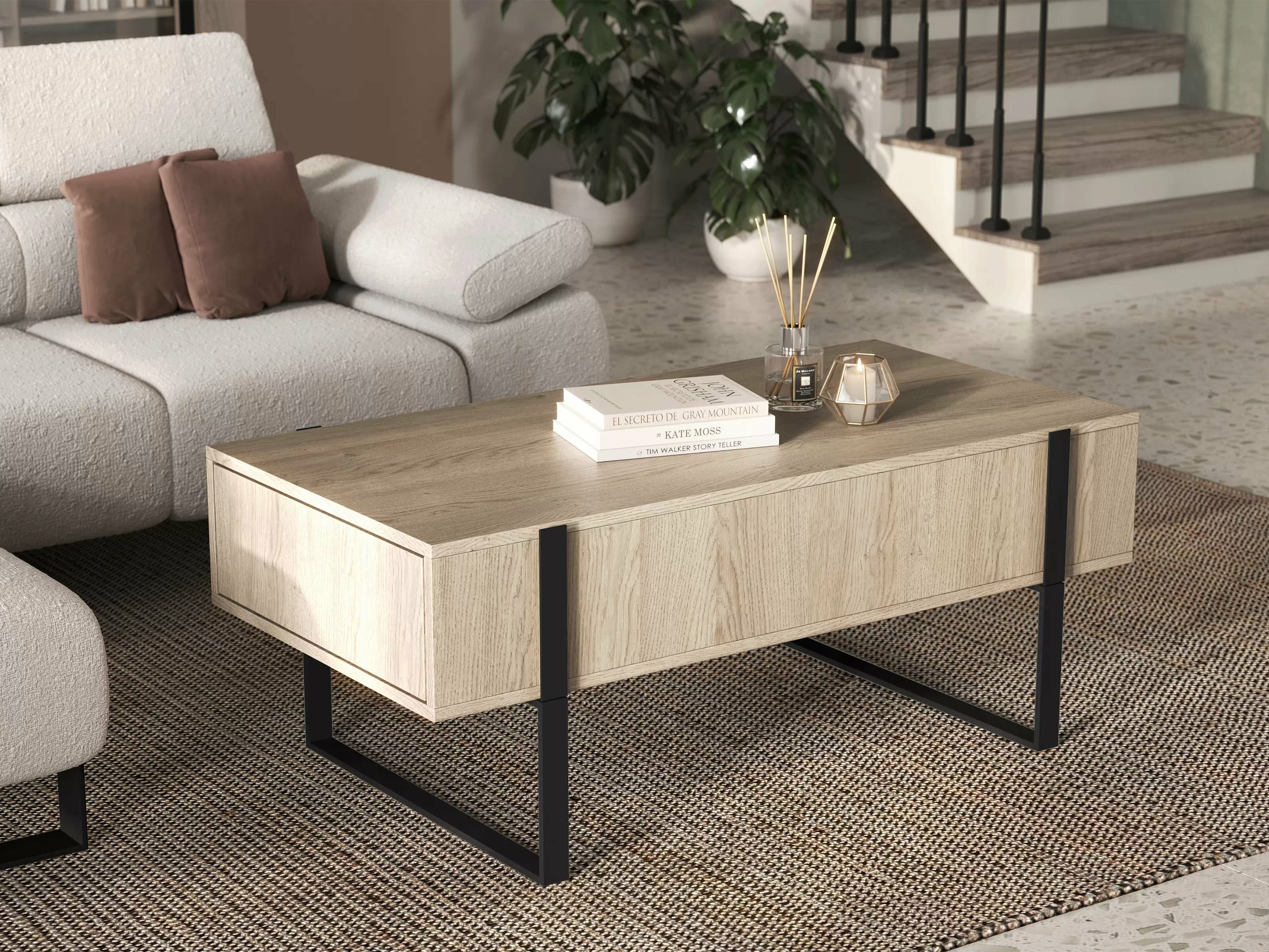 Sohvapöytä Lortesu 110 (Musta)