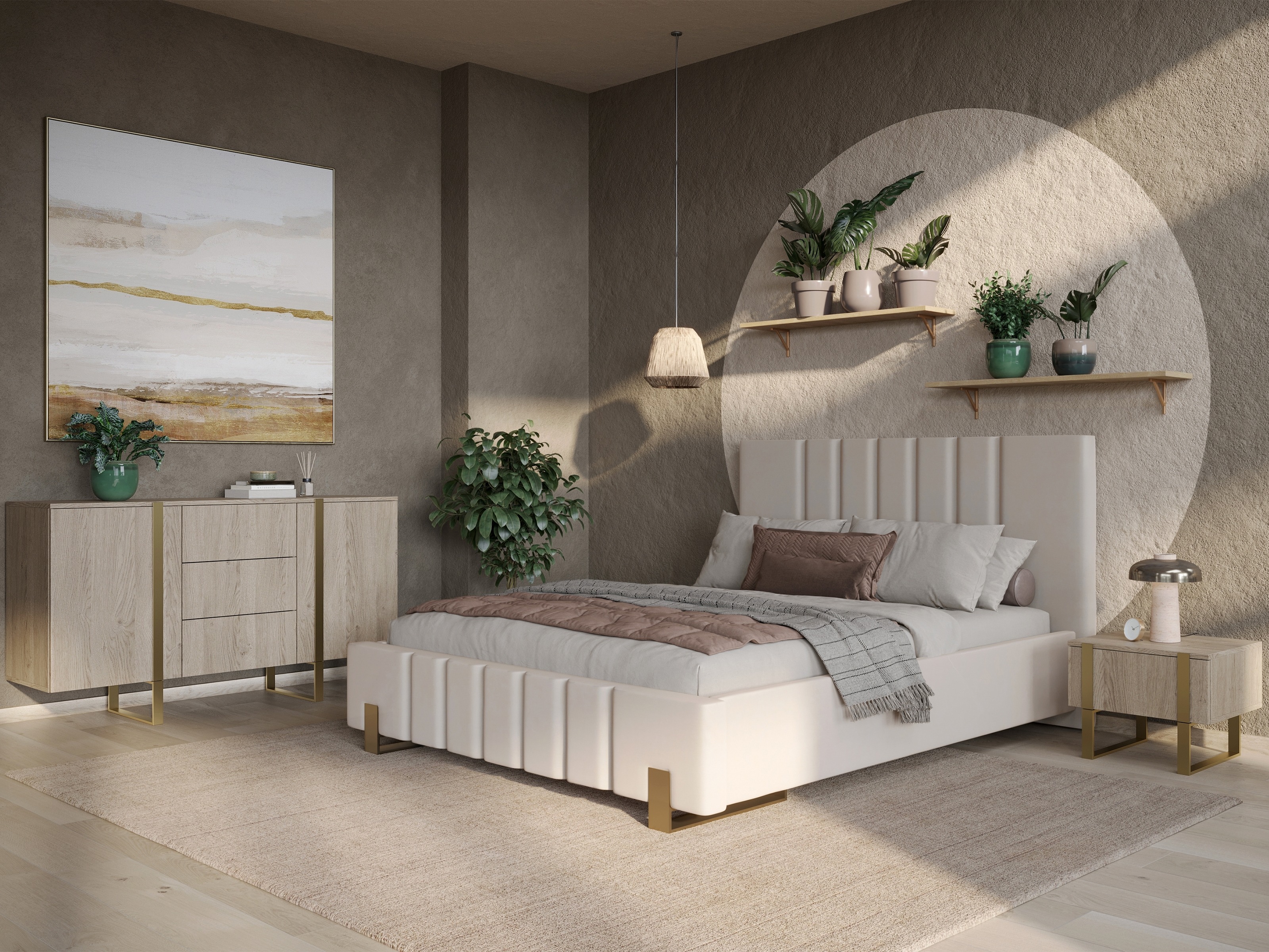 Yöpöytäsetti Lortesu 111