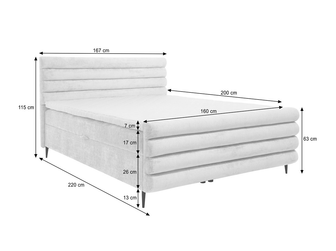 Jenkkisänky Margate 134 (Clara 215.03)