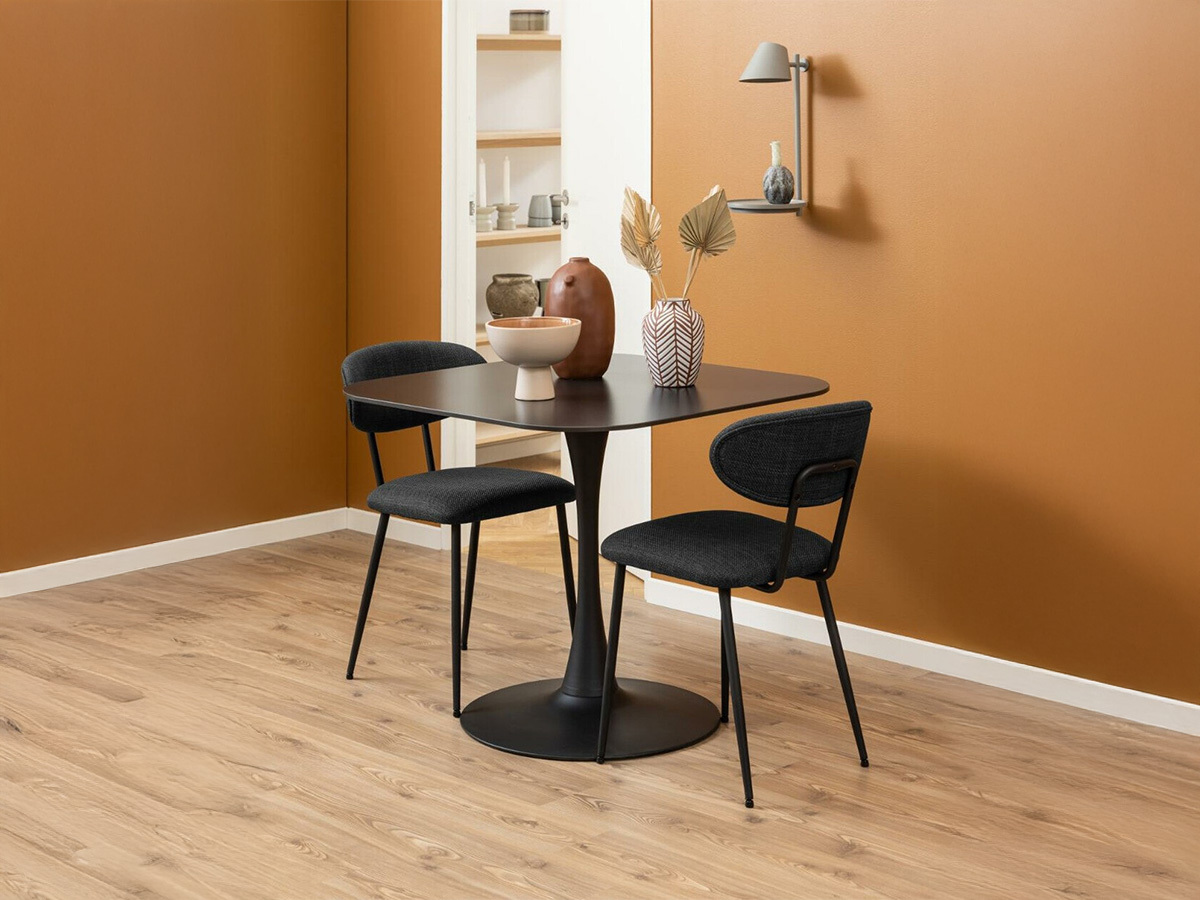 Pöytä Norsica 690 (Musta + Musta marmori)