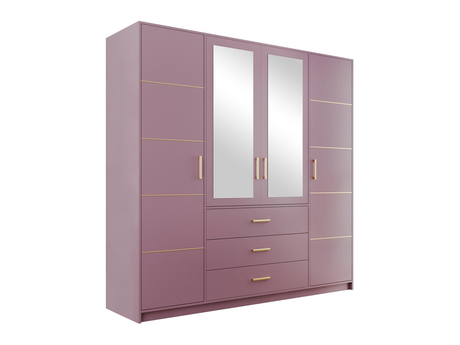 Vaatekaappi Rosa I (Violetti)