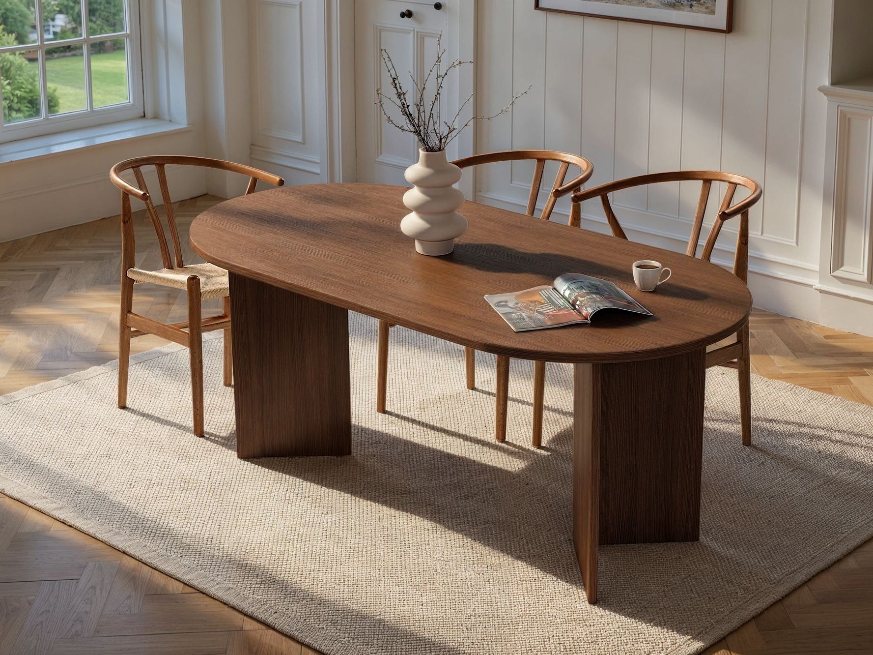 Pöytä Novato 131 (Pähkinä)