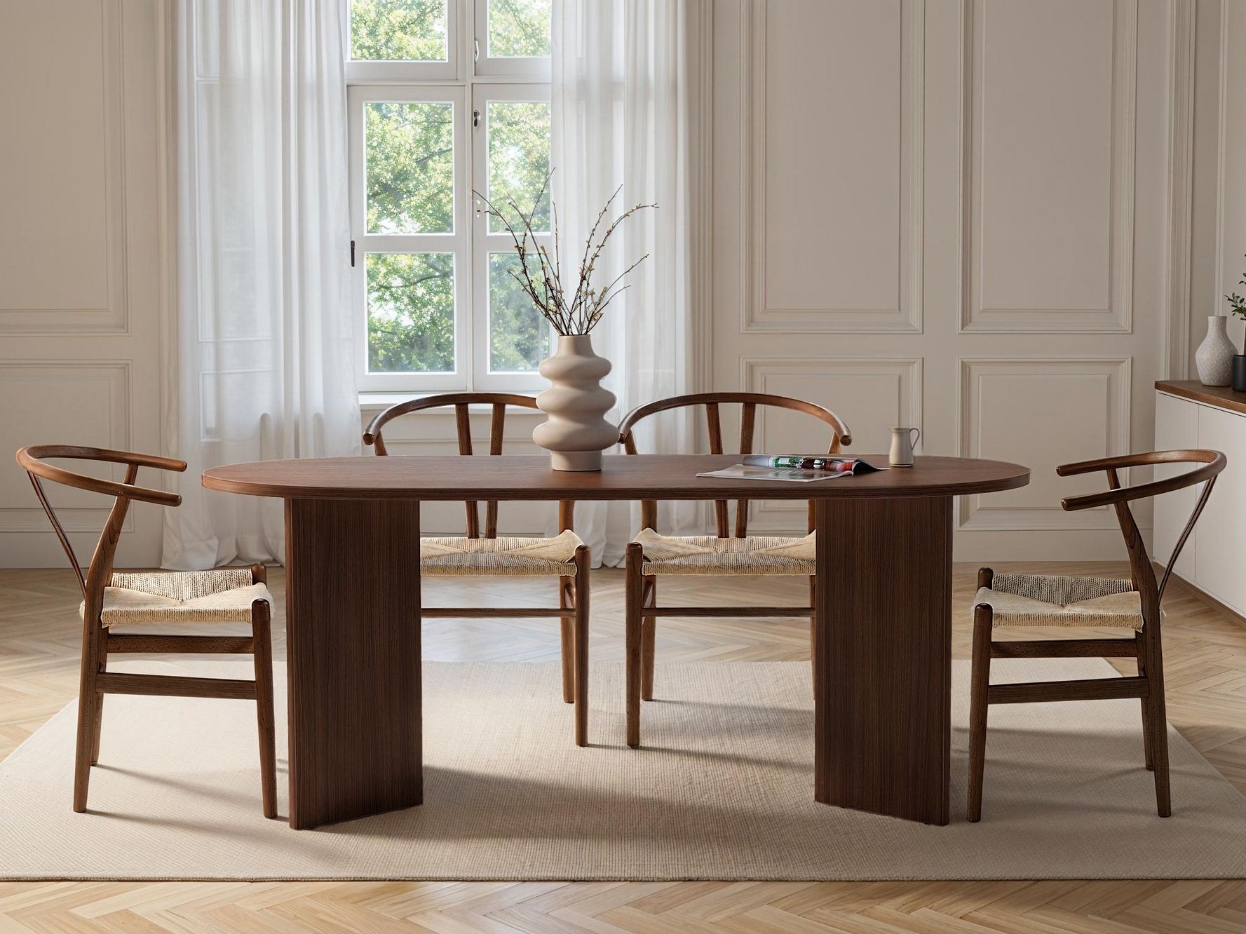 Pöytä Novato 131 (Pähkinä)