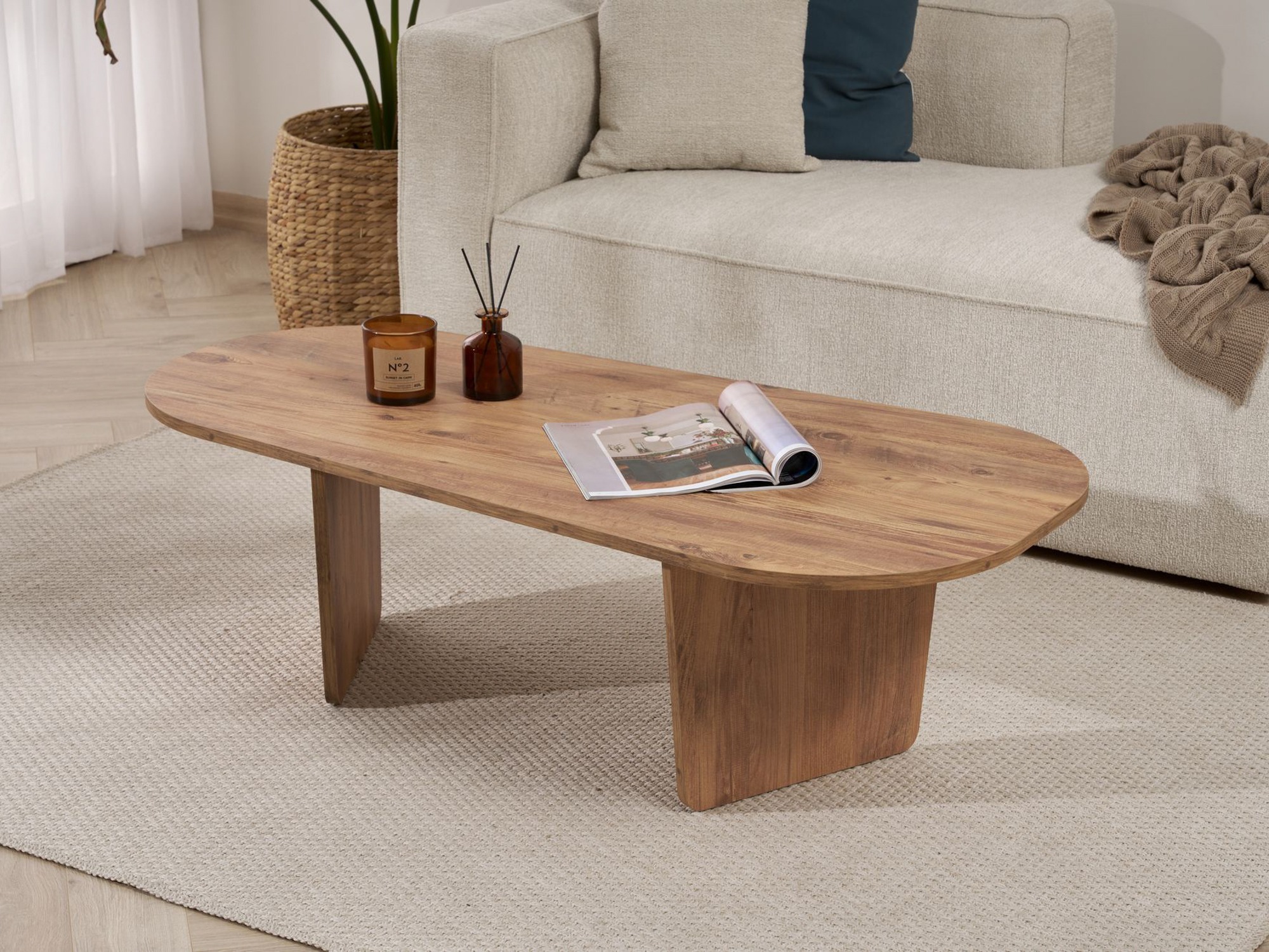 Sohvapöytä Novato 135 (Mänty)