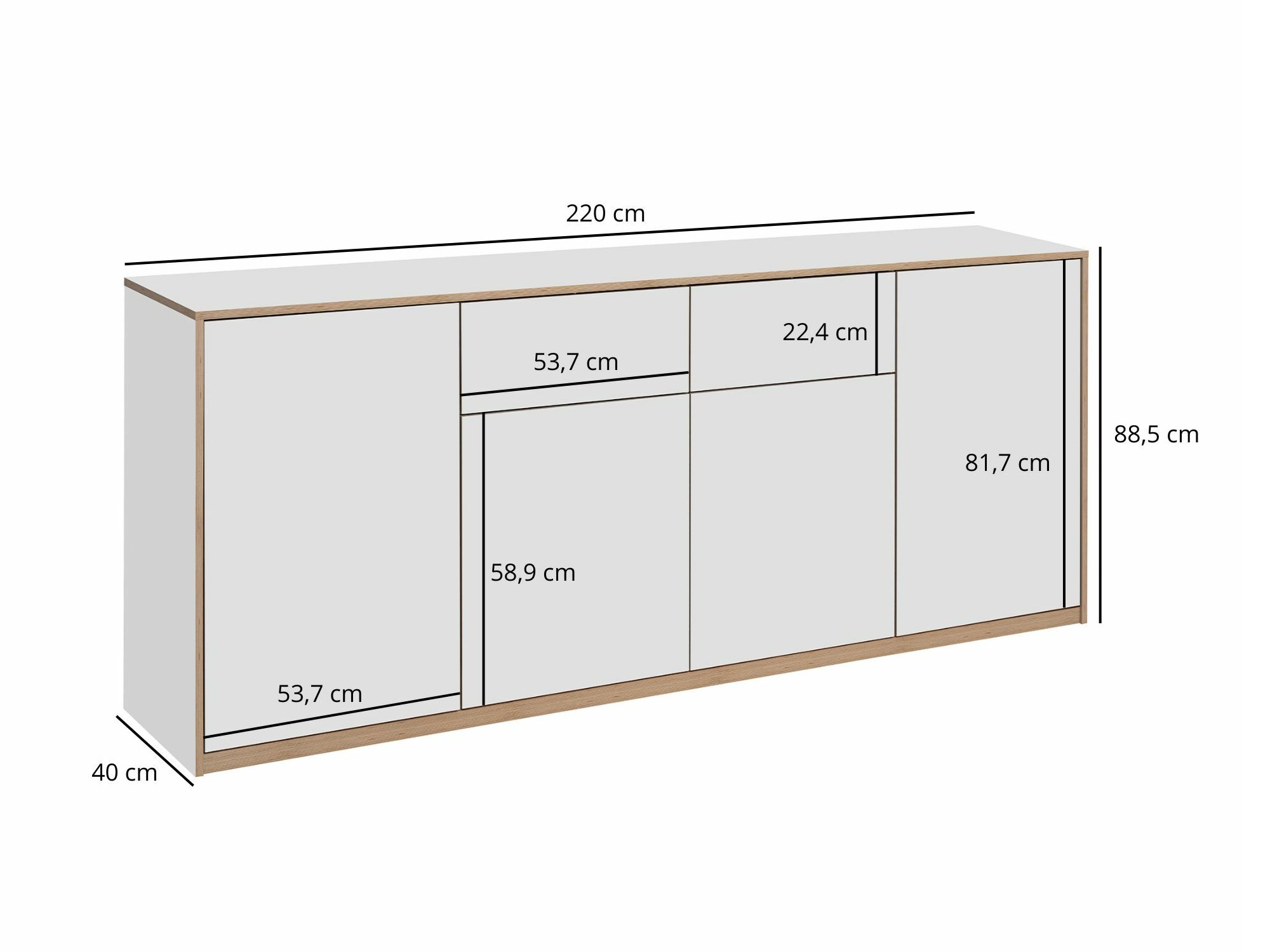 Lipasto Fivetri 102 (Valkoinen)