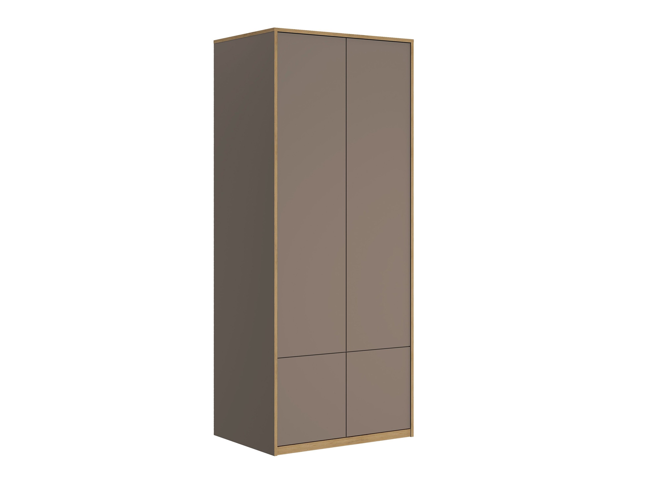 Vaatekaappi Fivetri 104 (Harmaa ruskea)