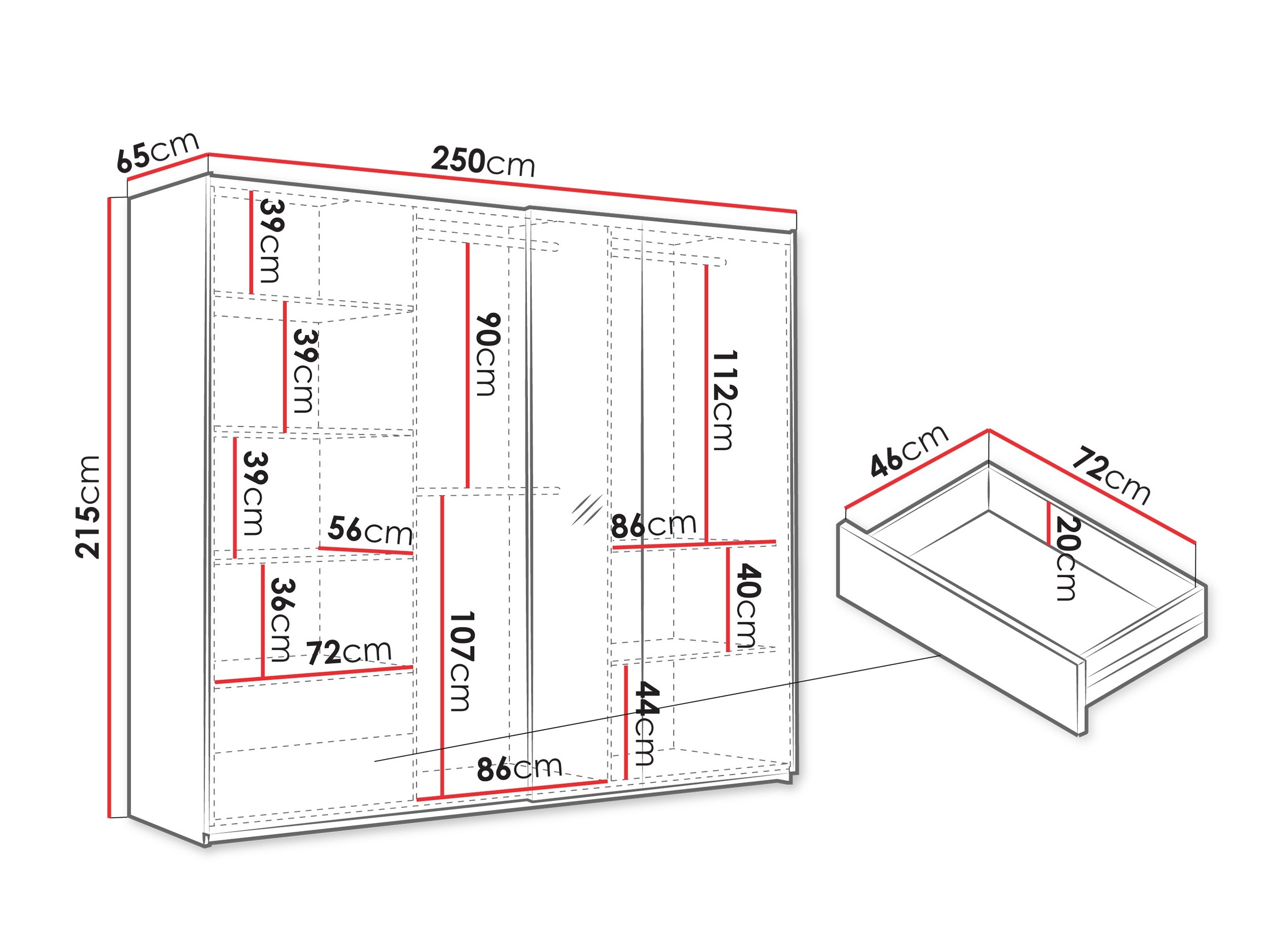 Vaatekaappi Honolulu 268