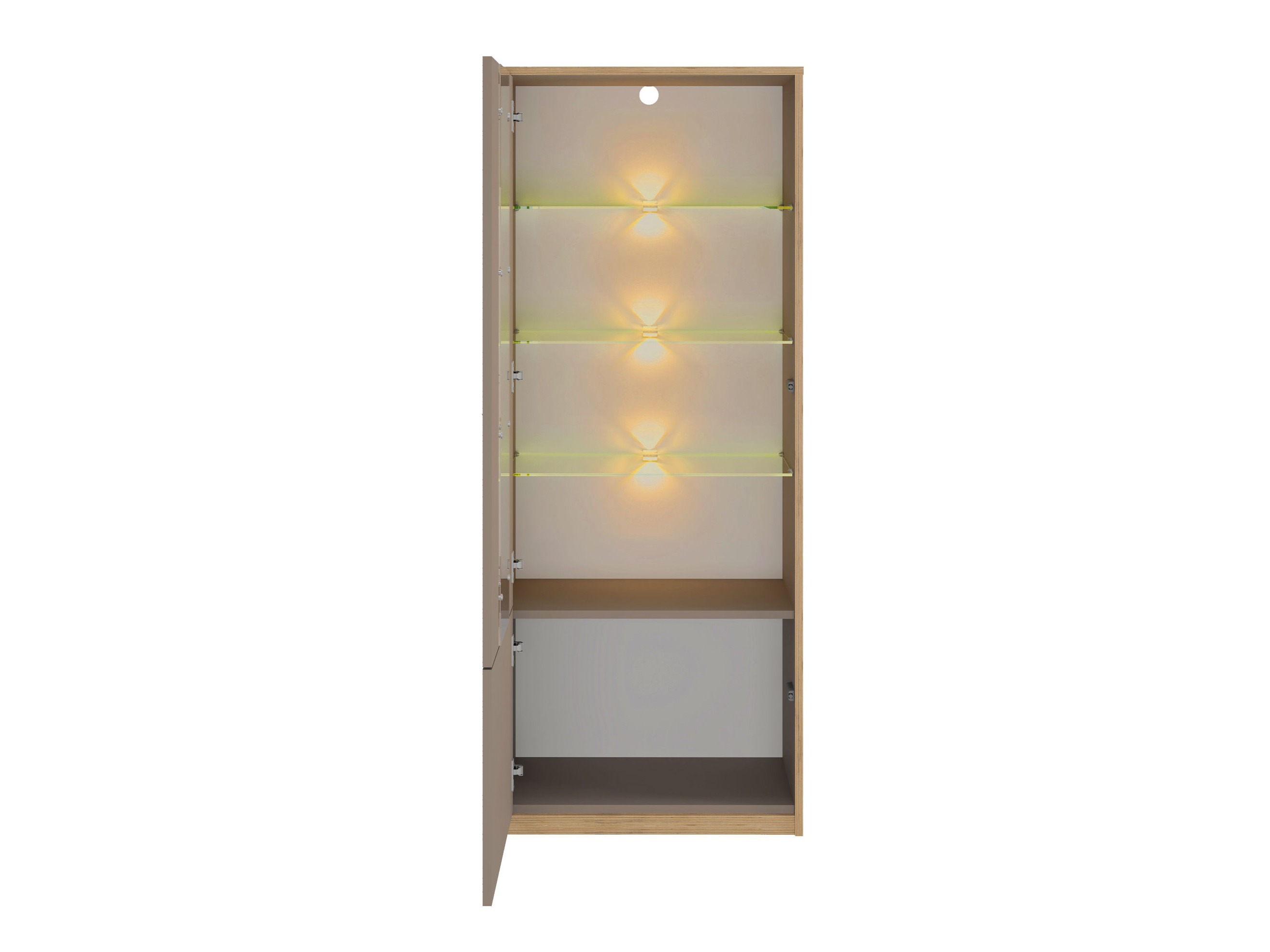 Hylly Fivetri 107 (Harmaa ruskea)