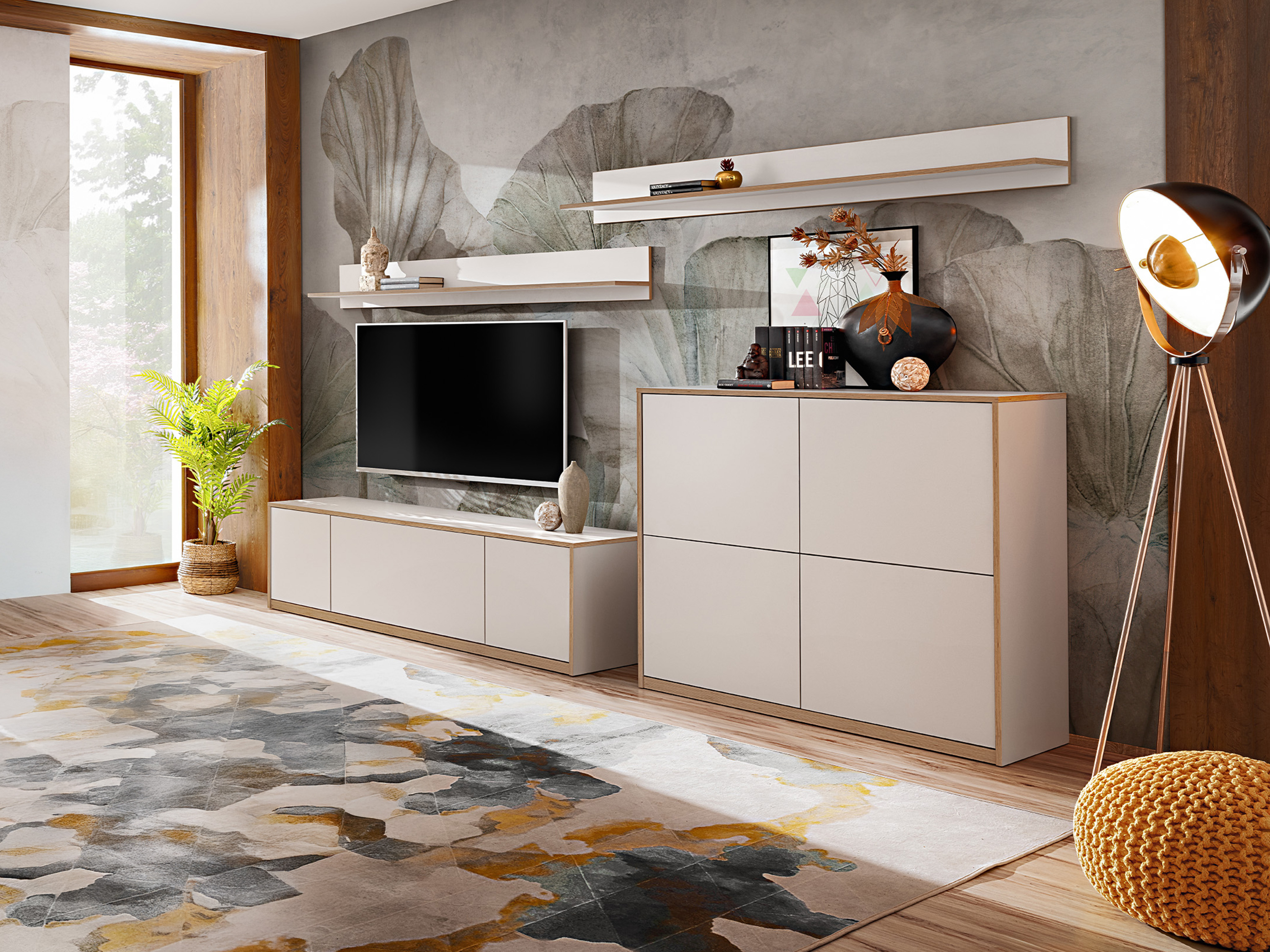 Olohuonesetti Fivetri 109 (Valkoinen)