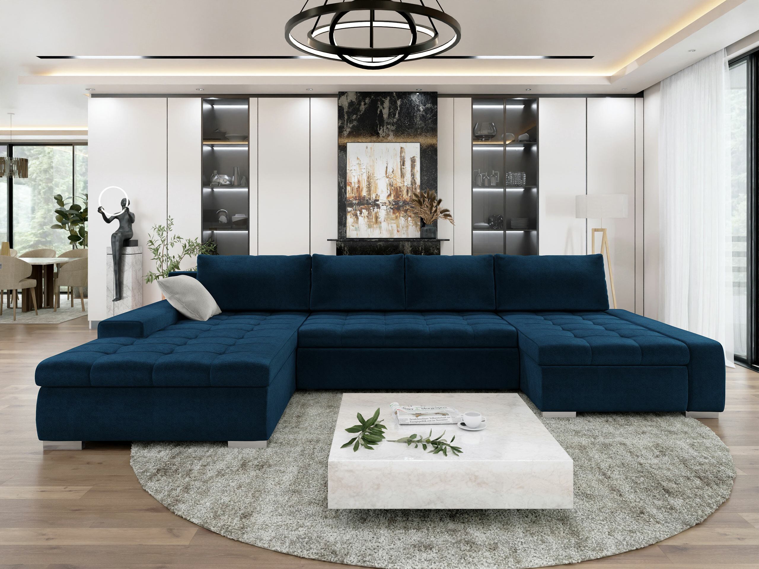 Kulmasohva Comfivo Oliva (Kronos 09 + Paros 05)