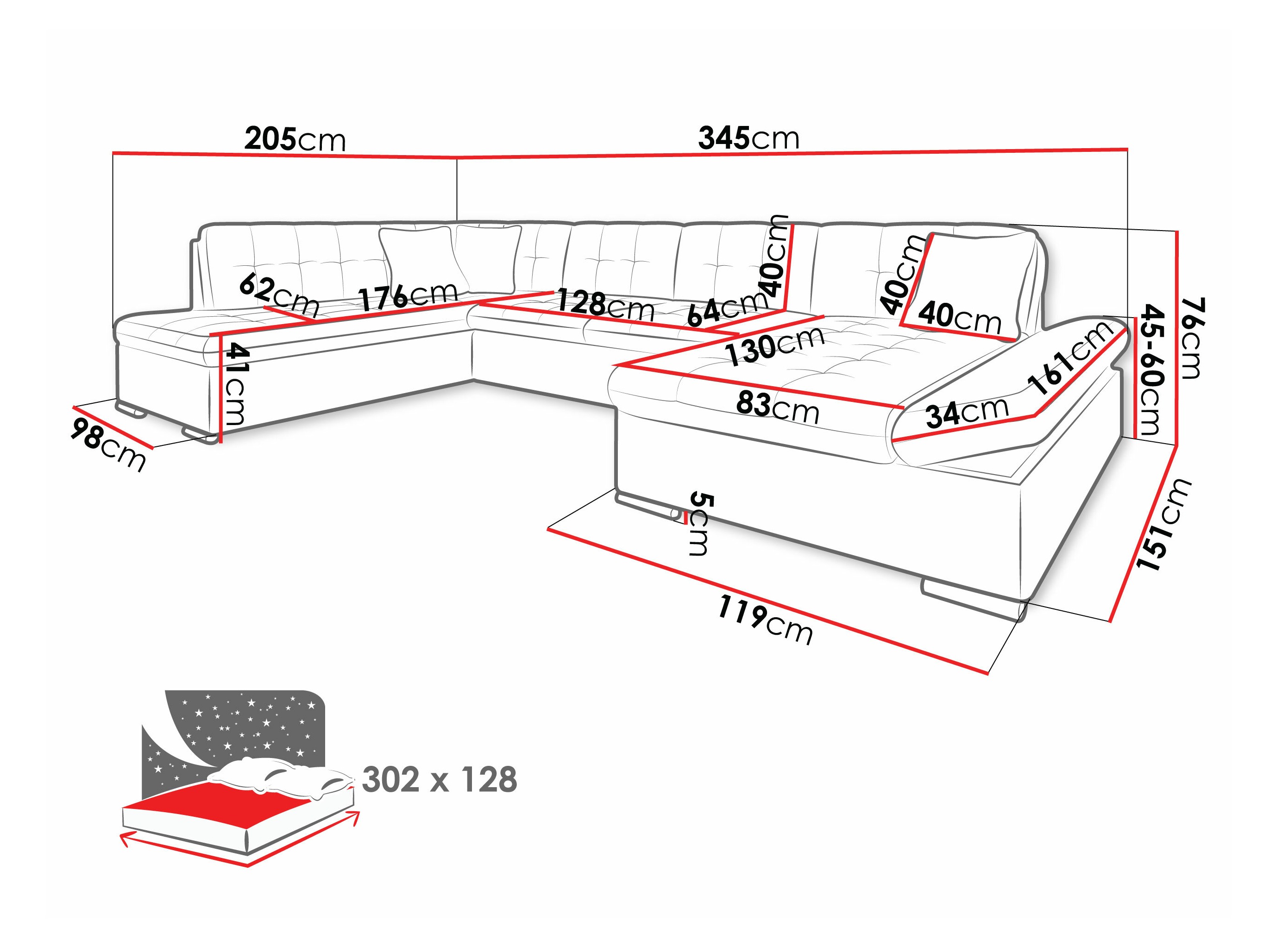 Kulmasohva Comfivo Tilia II (Venus Velvet 2918 + Magic Velet 2258)