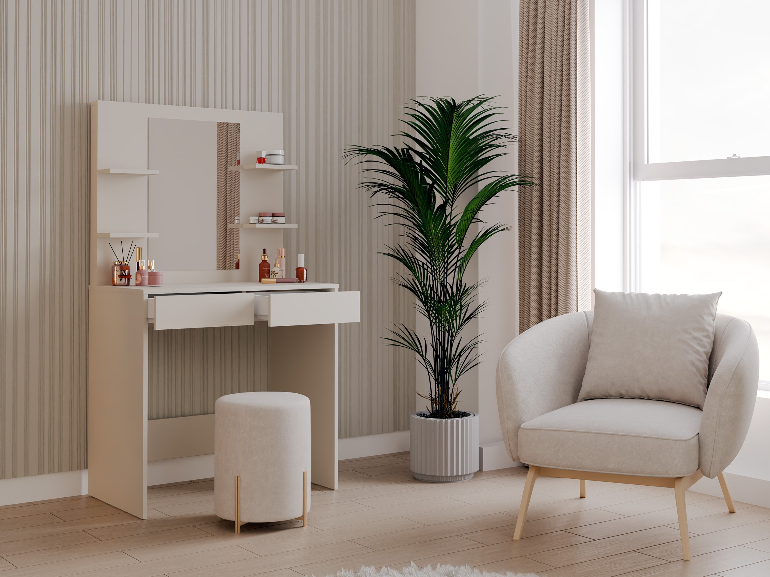 Kampauspöytä Mandeville 357