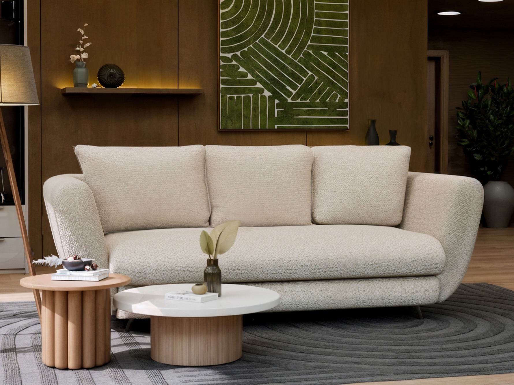 Vuodesohva Mandeville 354 (Musta)