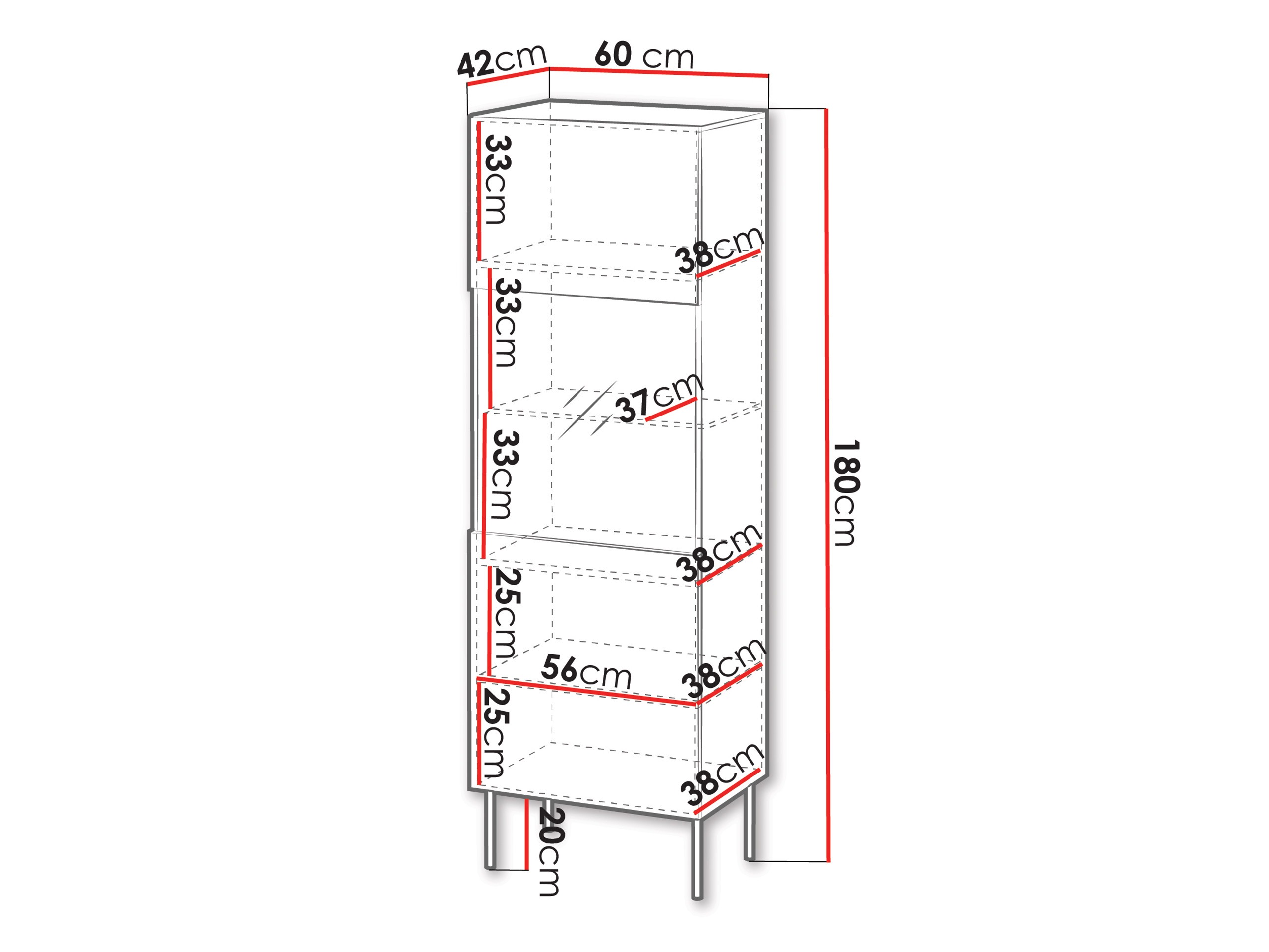 Hylly Evavese 108 (Beige)
