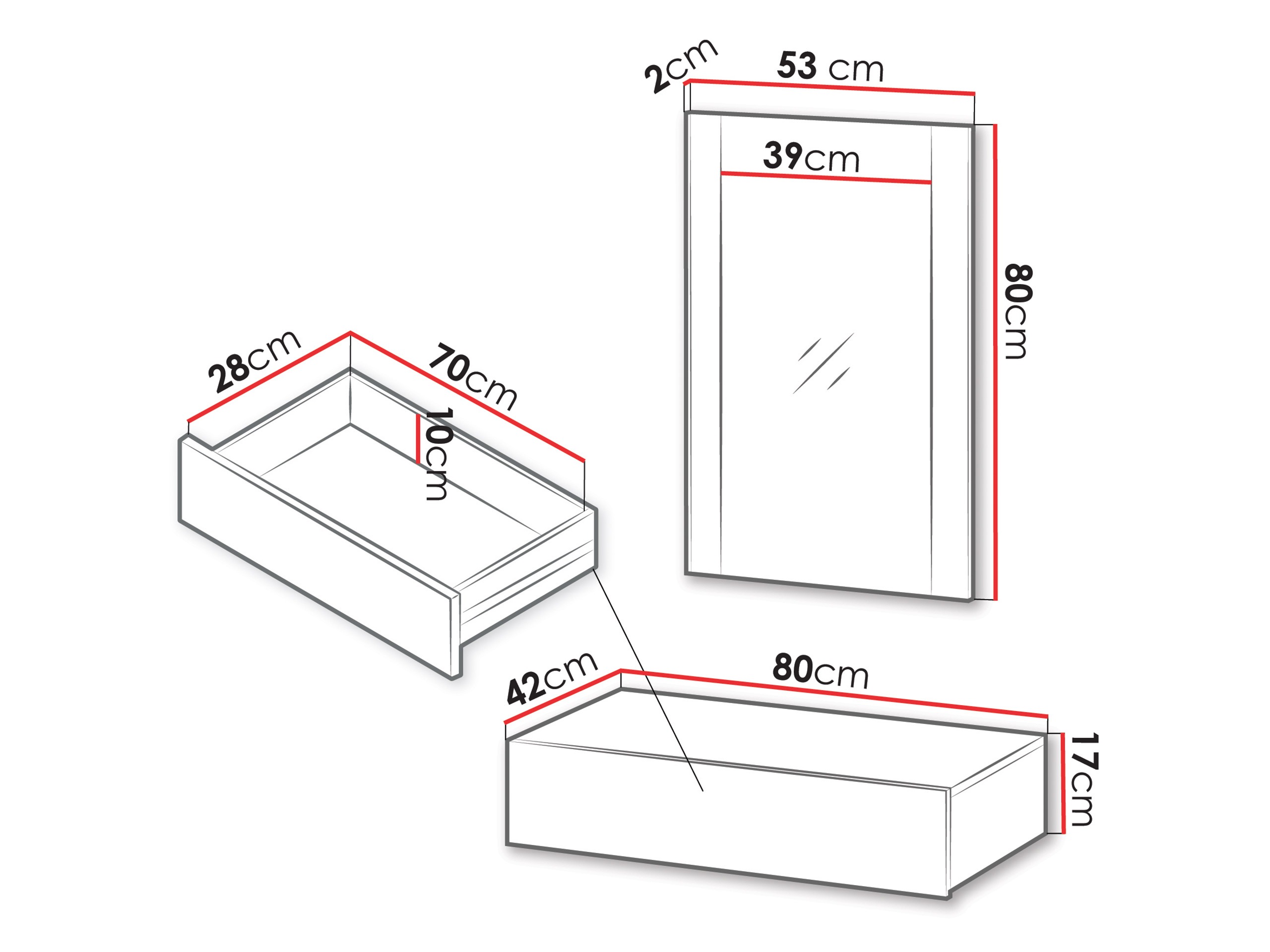 Kampauspöytä Evavese 109 (Beige)