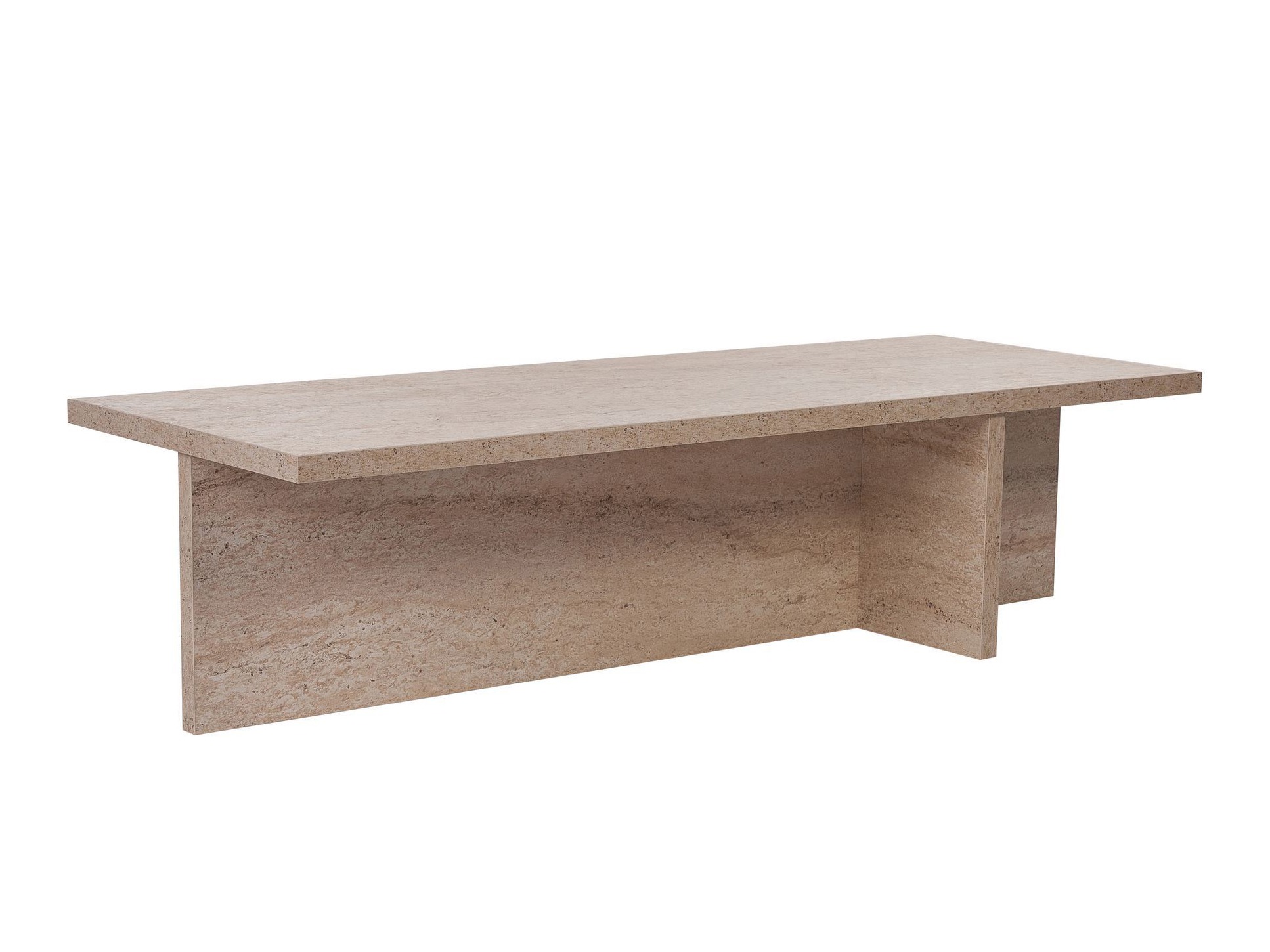 Sohvapöytä Novato 136 (Kevyt travertiini)