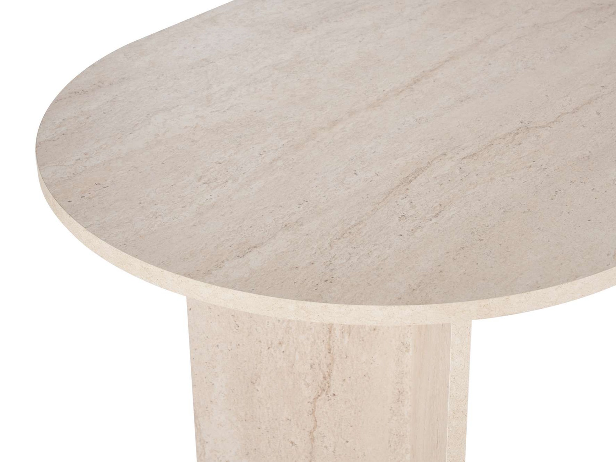 Pöytä Novato 138 (Kevyt travertiini)