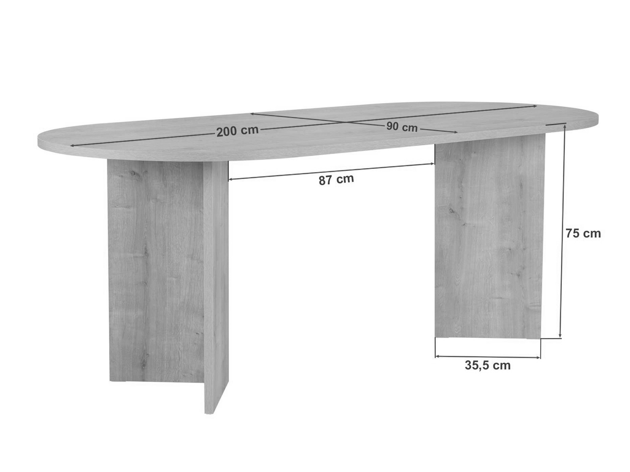 Pöytä Novato 138 (Kevyt travertiini)