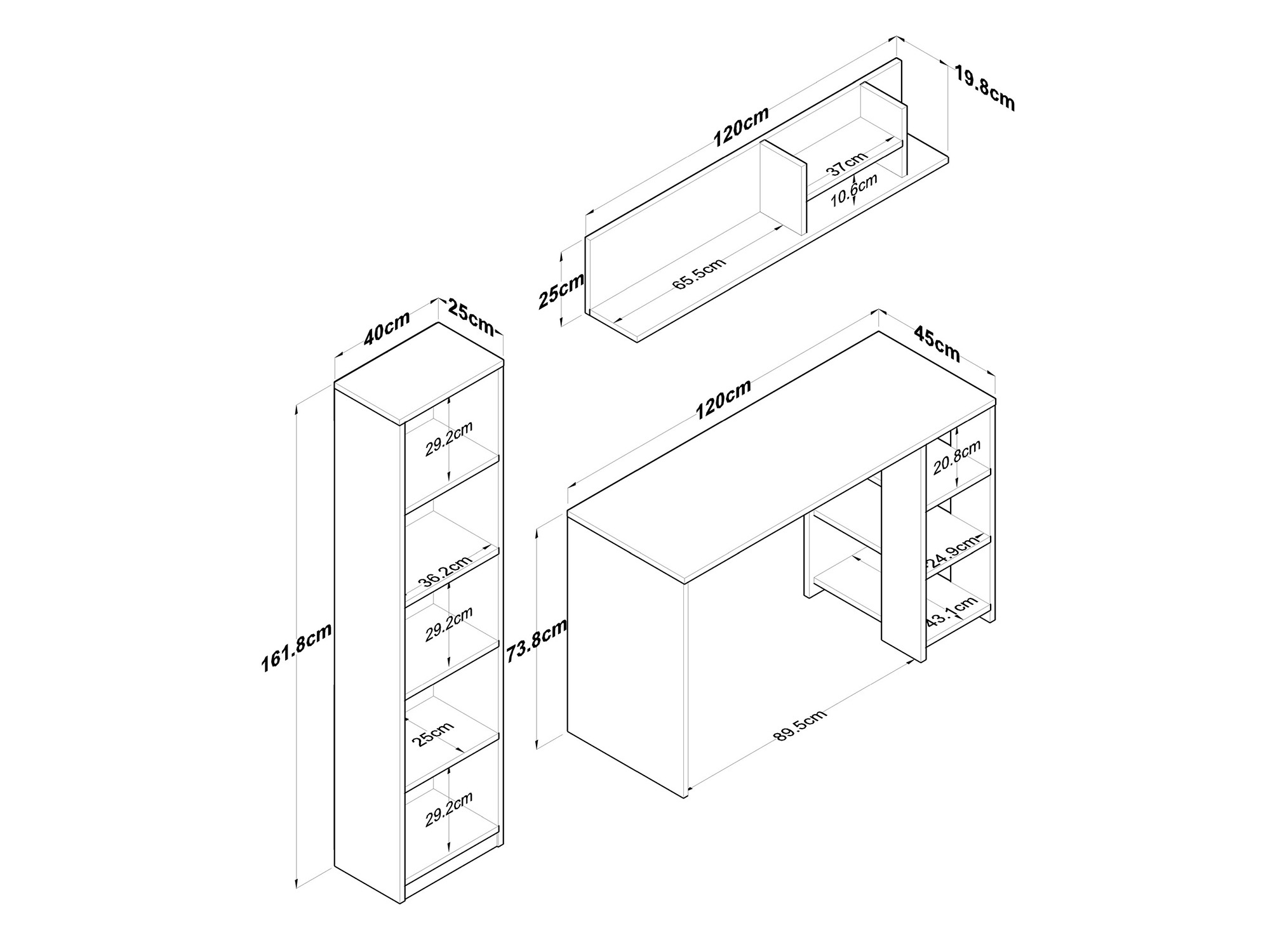 Kotitoimistosetti Catdelu 110