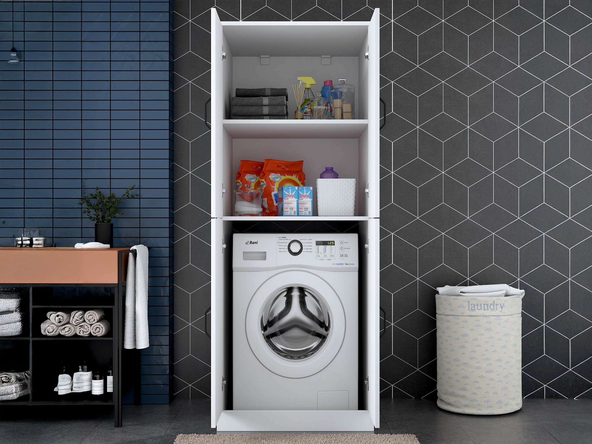 Kylpyhuonehylly Kailua 2672