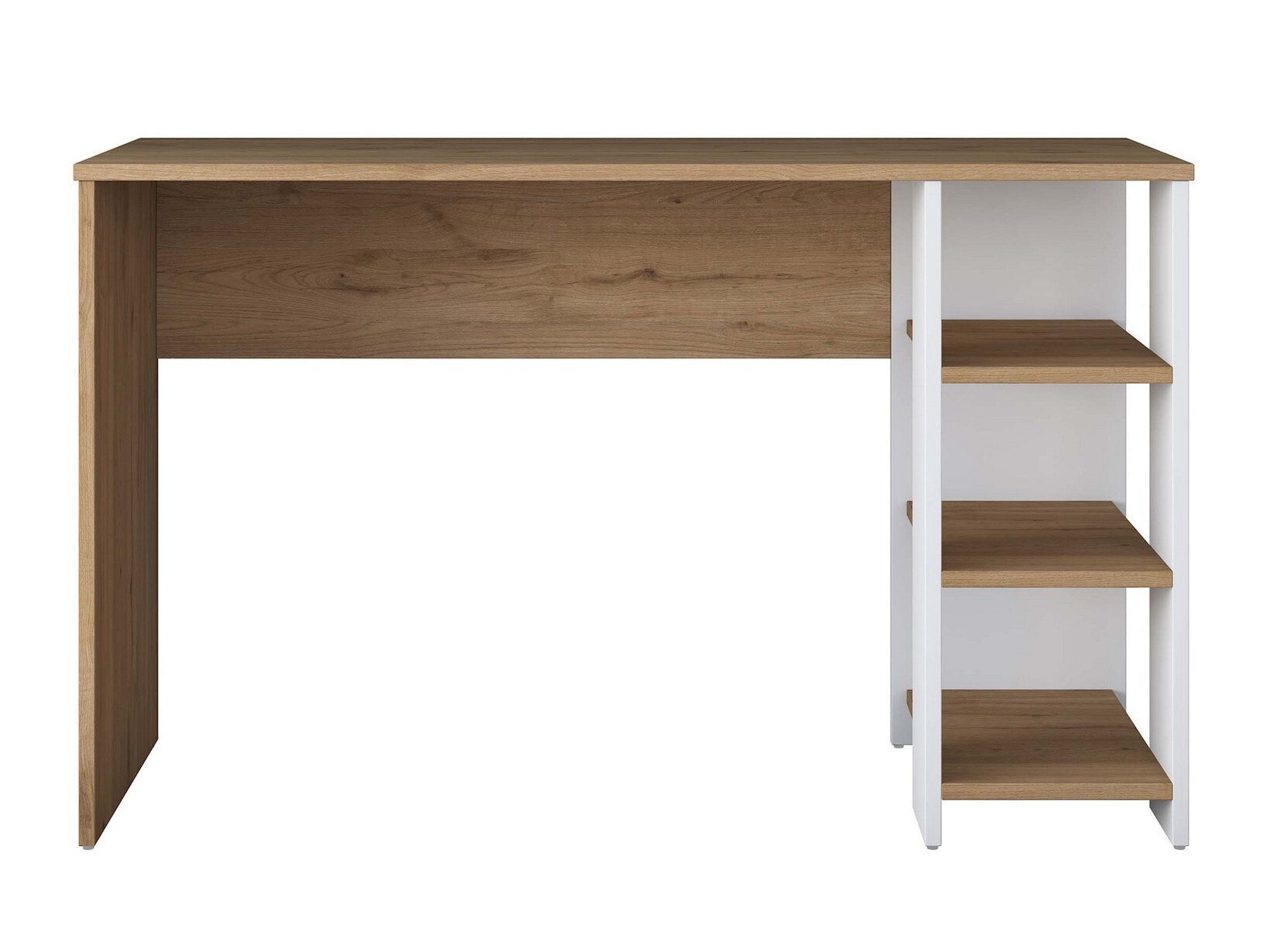 Työpöytä Catdelu 109 (Valkoinen + Pähkinä)