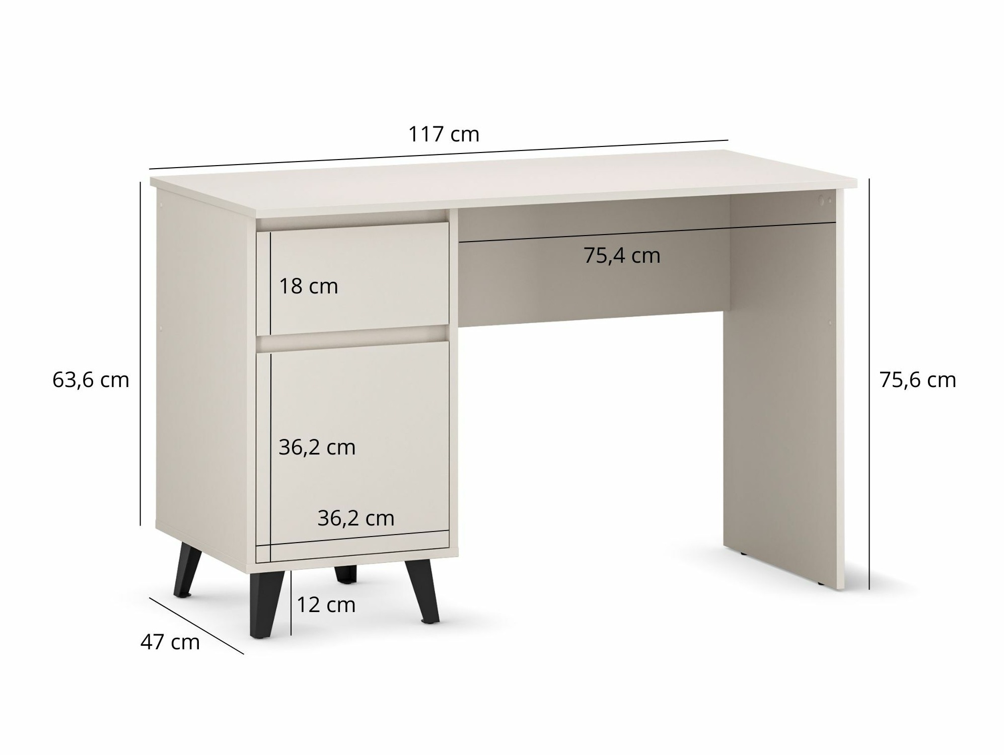 Työpöytä Tetena 100 (Kashmir)