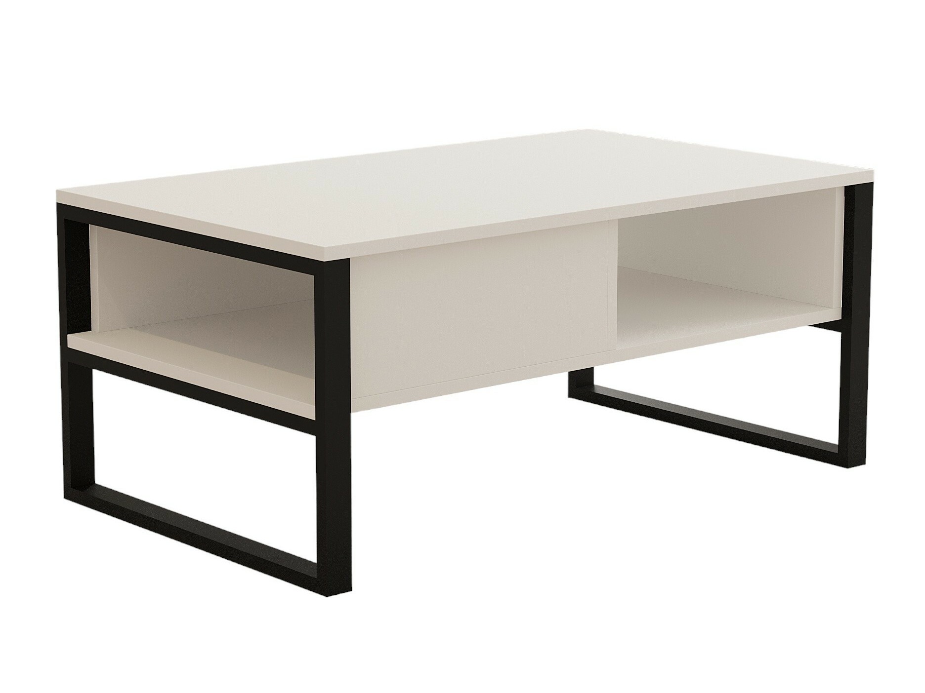 Sohvapöytä Kailua 2687 (Valkoinen + Musta)