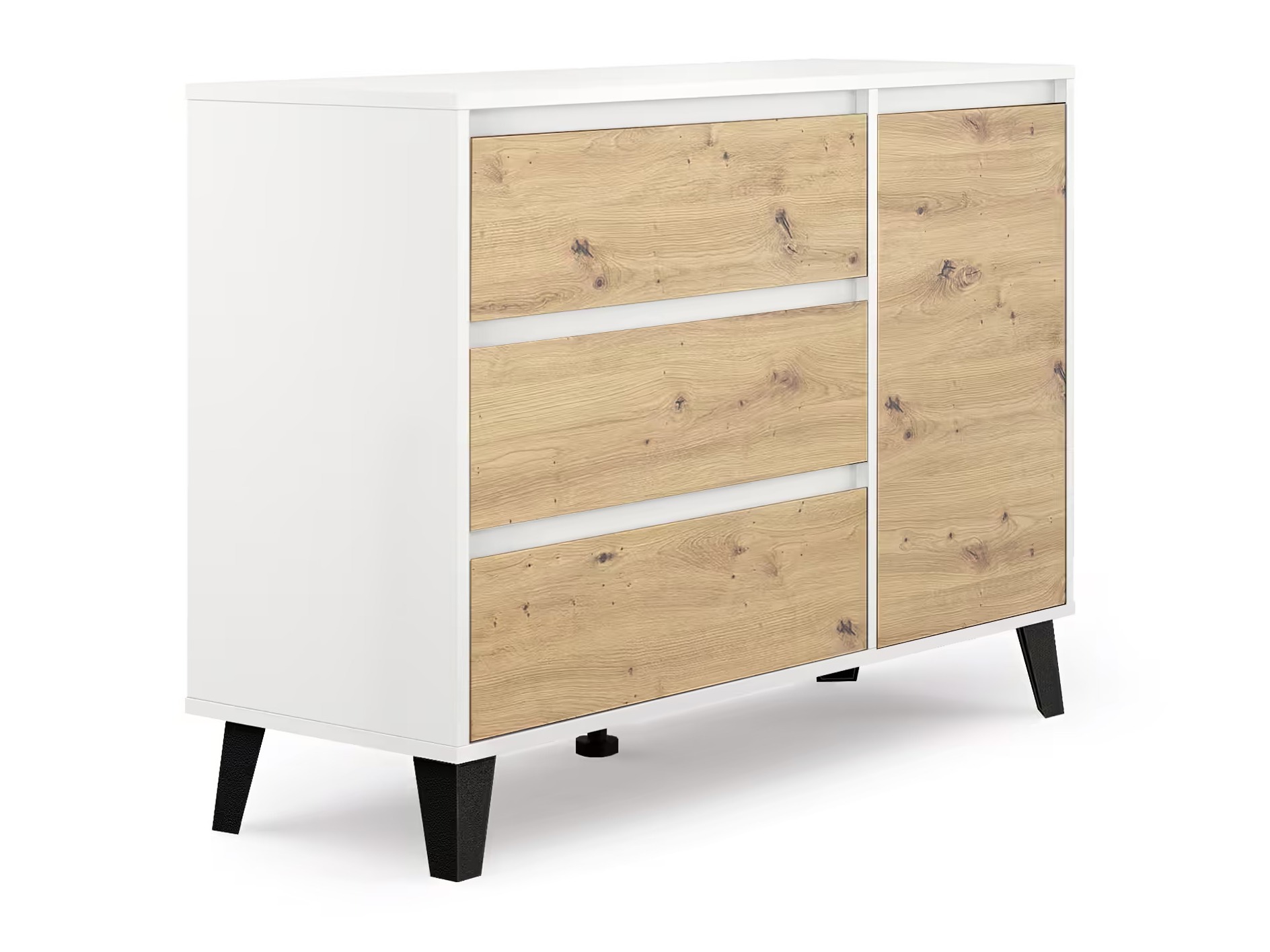 Lipasto Tetena 101 (Valkoinen + Artisaanitammi)