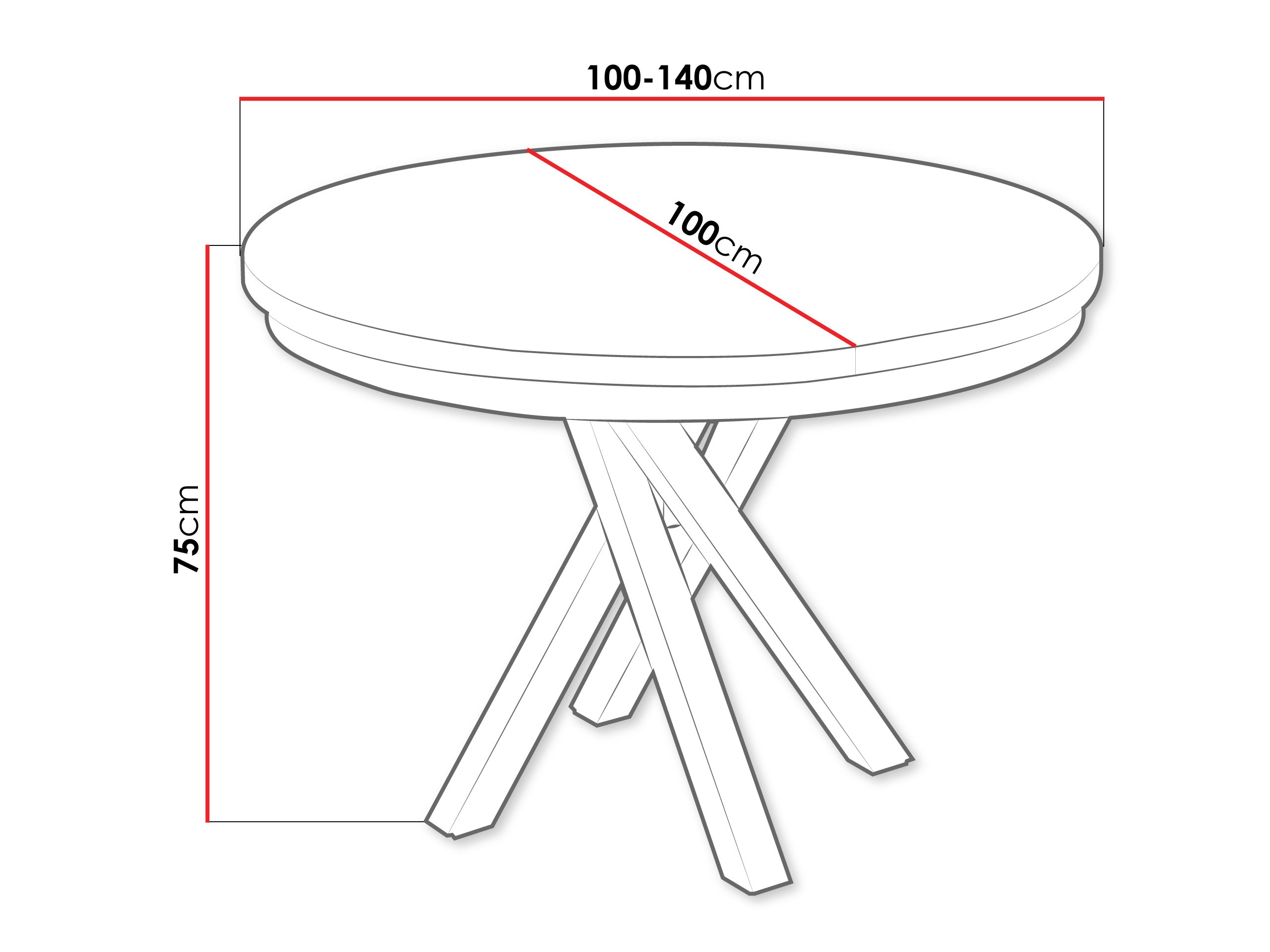 Pöytä Mavtoru 111 (Musta)