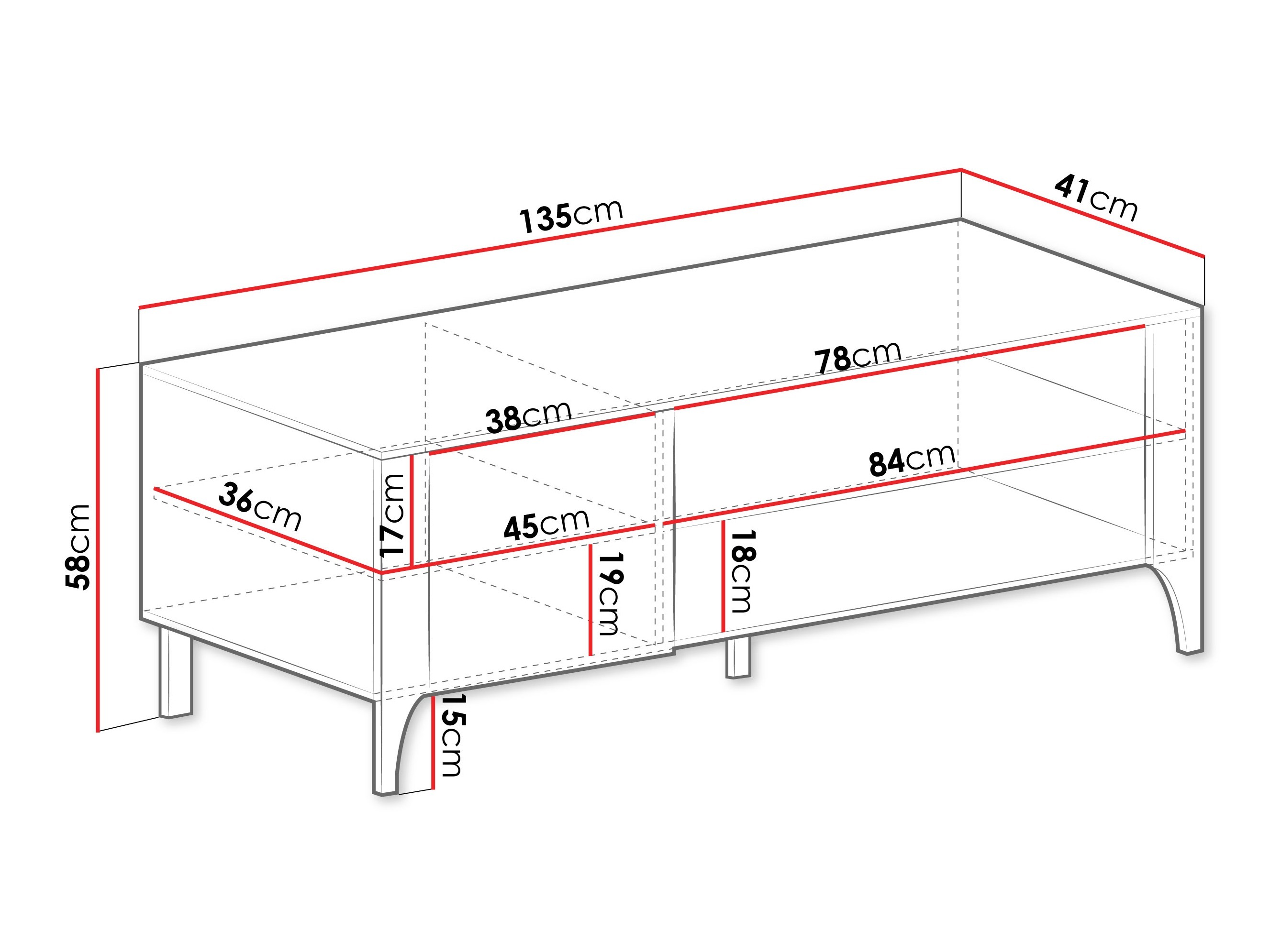 TV-taso Mavtoru 107 (Musta)