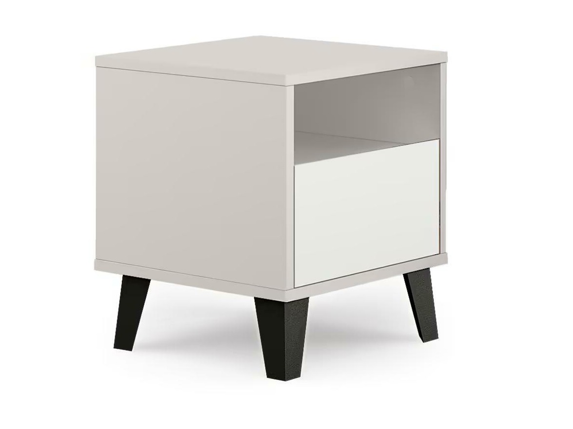 Yöpöytä Tetena 105 (Kashmir + Valkoinen)