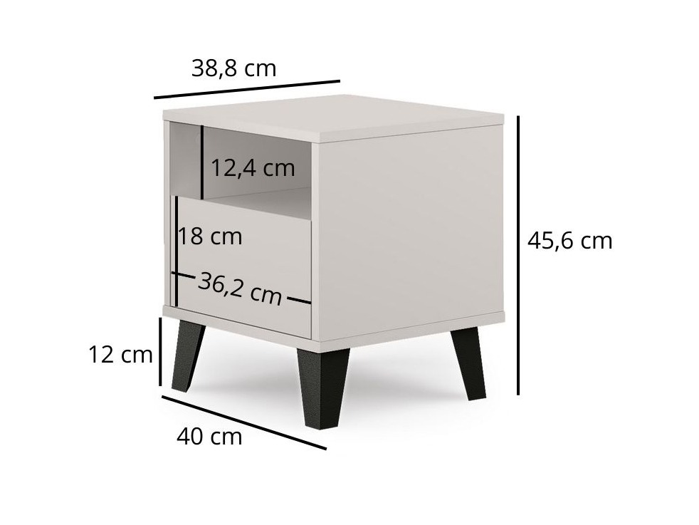 Yöpöytä Tetena 105 (Kashmir)
