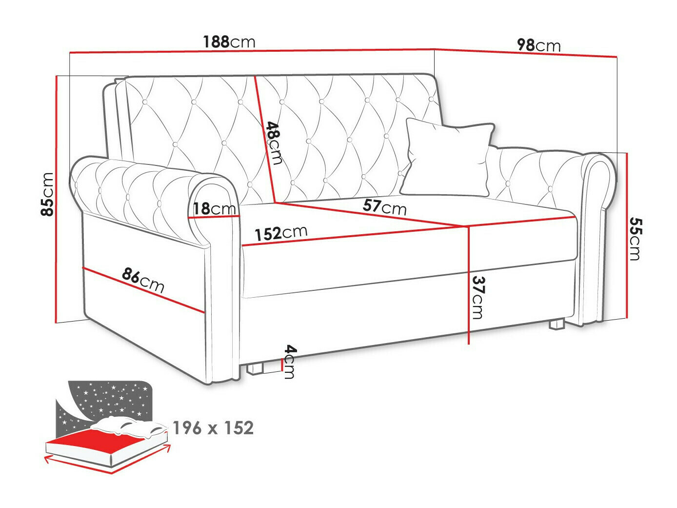 Vuodesohva SE2872 vaurioitunut pakkaus
