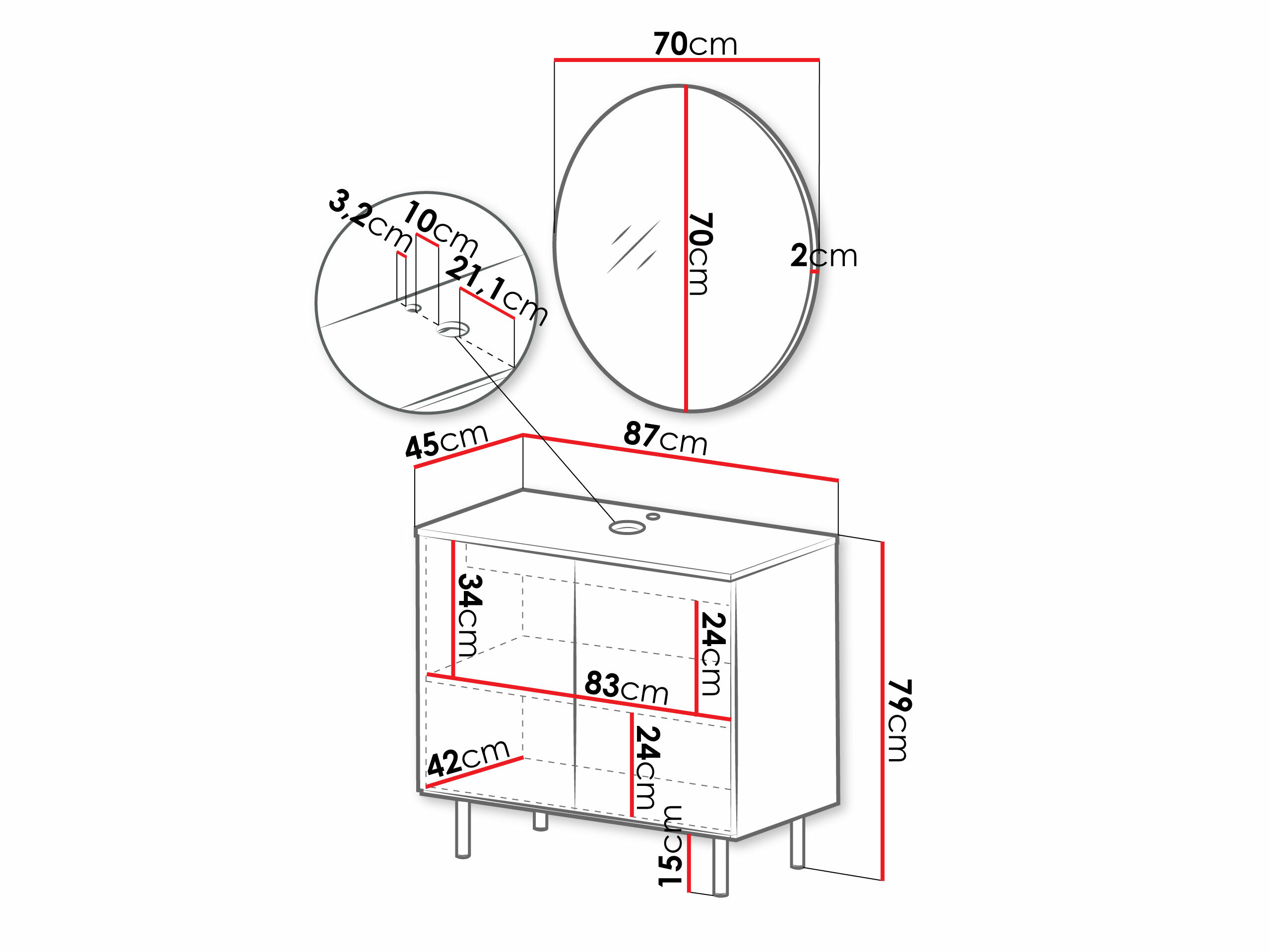 Kylpyhuonesetti Virdomi 109 (Kashmir)