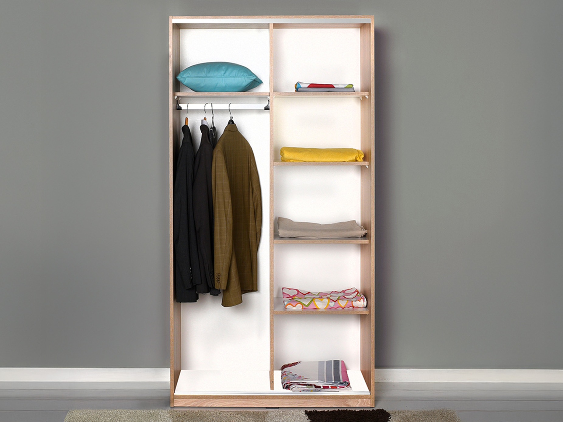 Vaatekaappi Kailua 2708 (Sonoma-tammi)