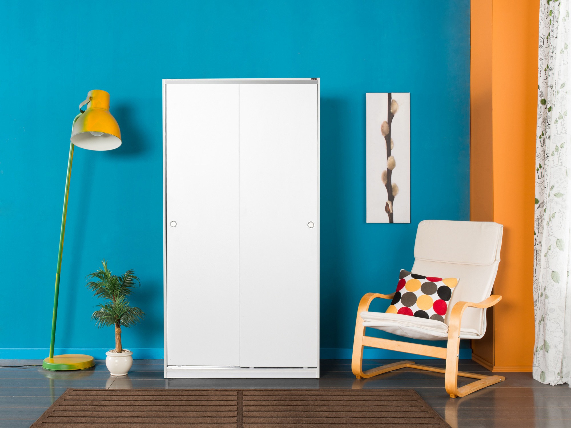 Vaatekaappi Kailua 2708 (Valkoinen)