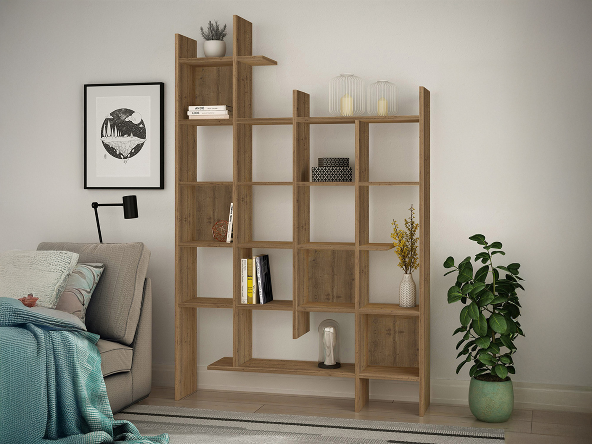 Hylly Kailua 2710 (Tumma puu)