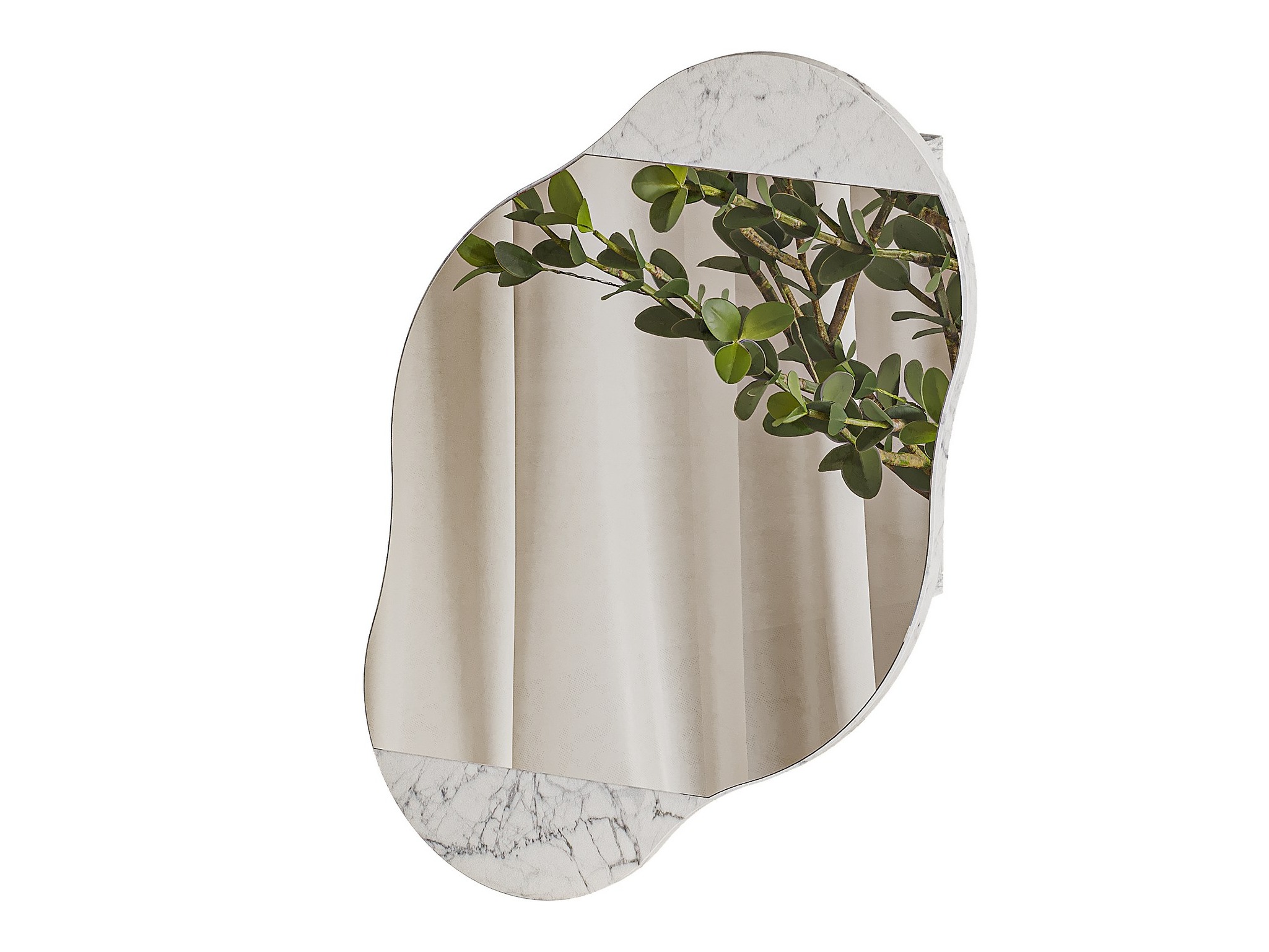 Kylpyhuoneen peilikaappi Kailua 2711 (Valkoinen marmori)