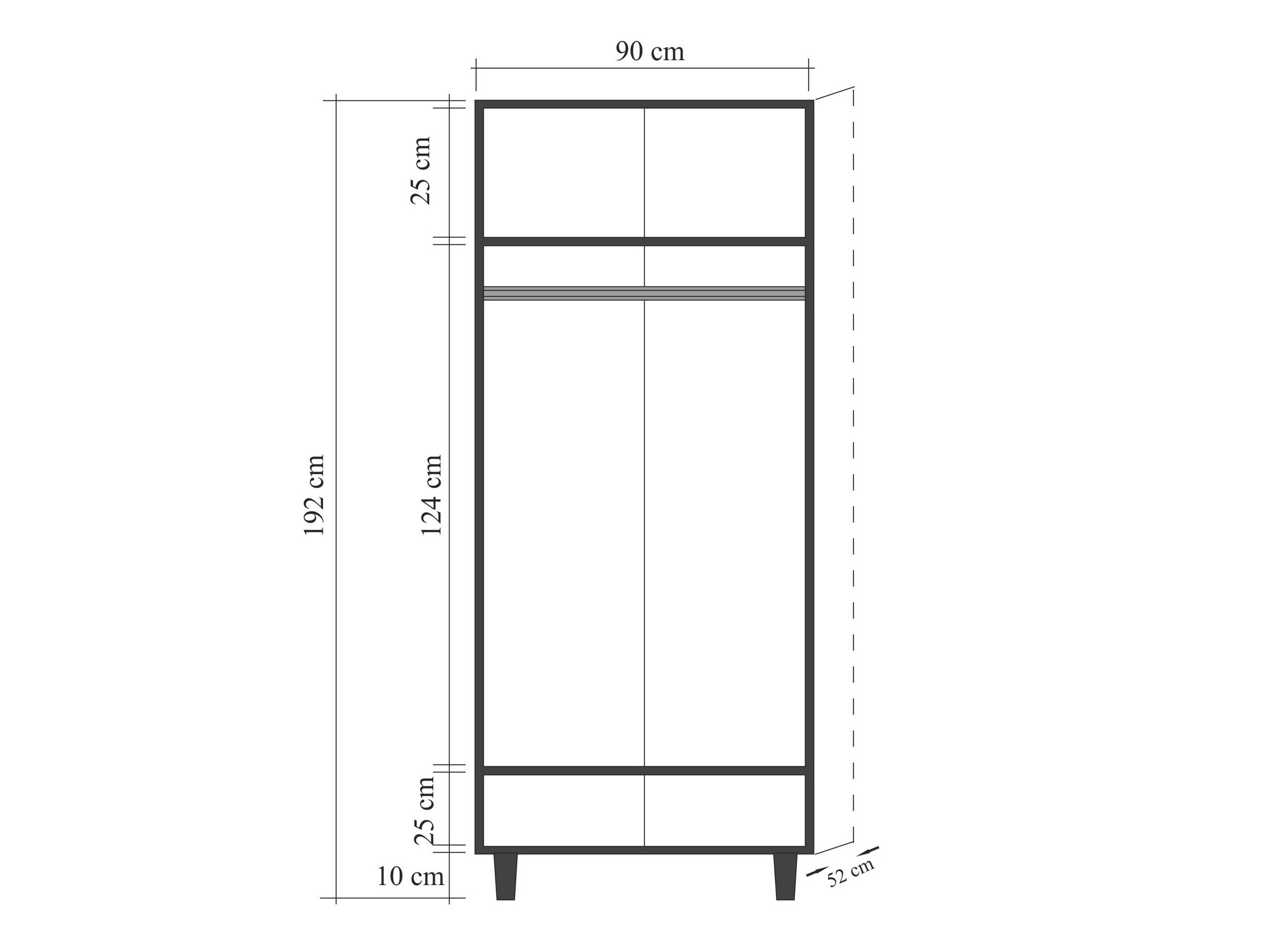 Vaatekaappi Kailua 2713