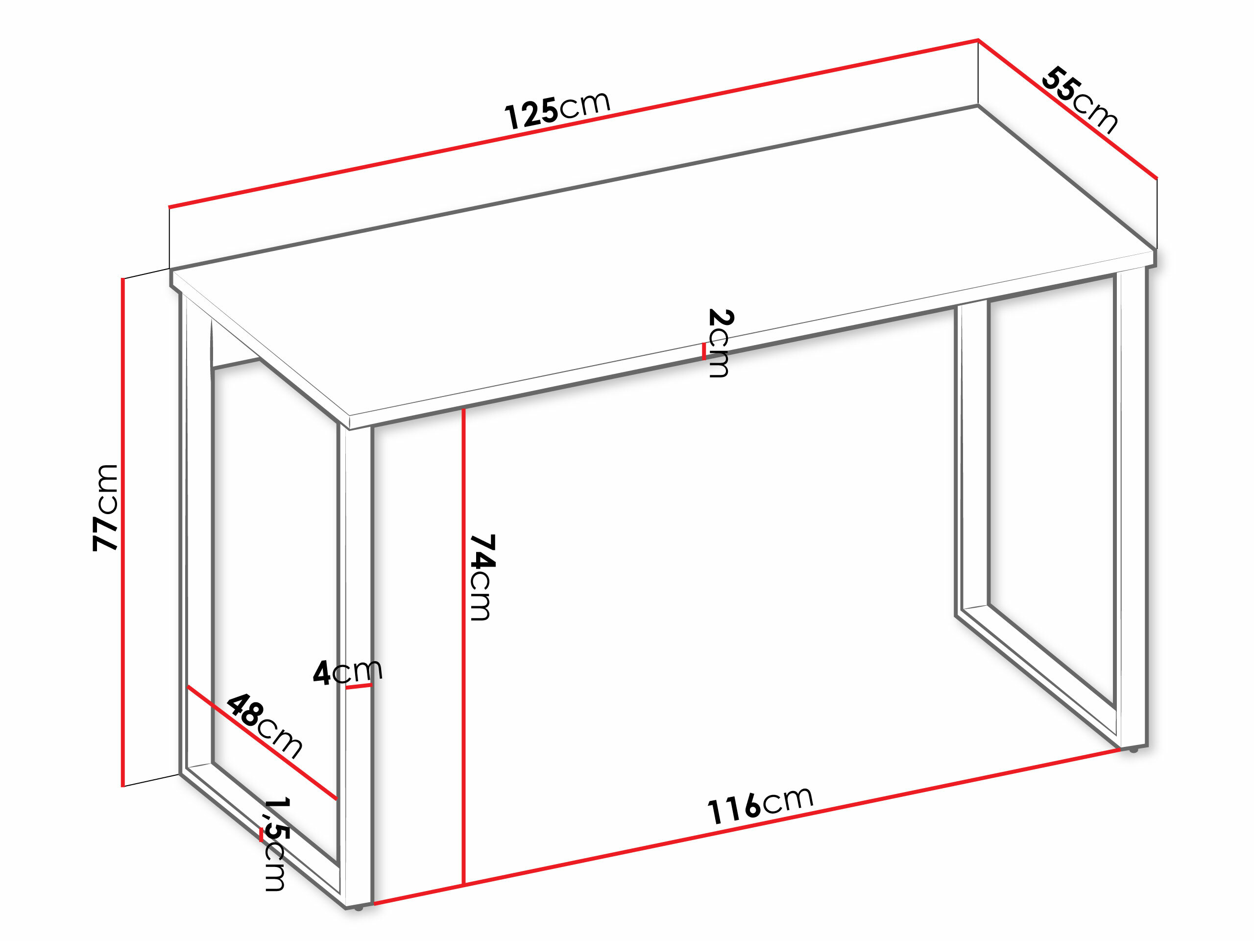 Työpöytä Tivseva 107