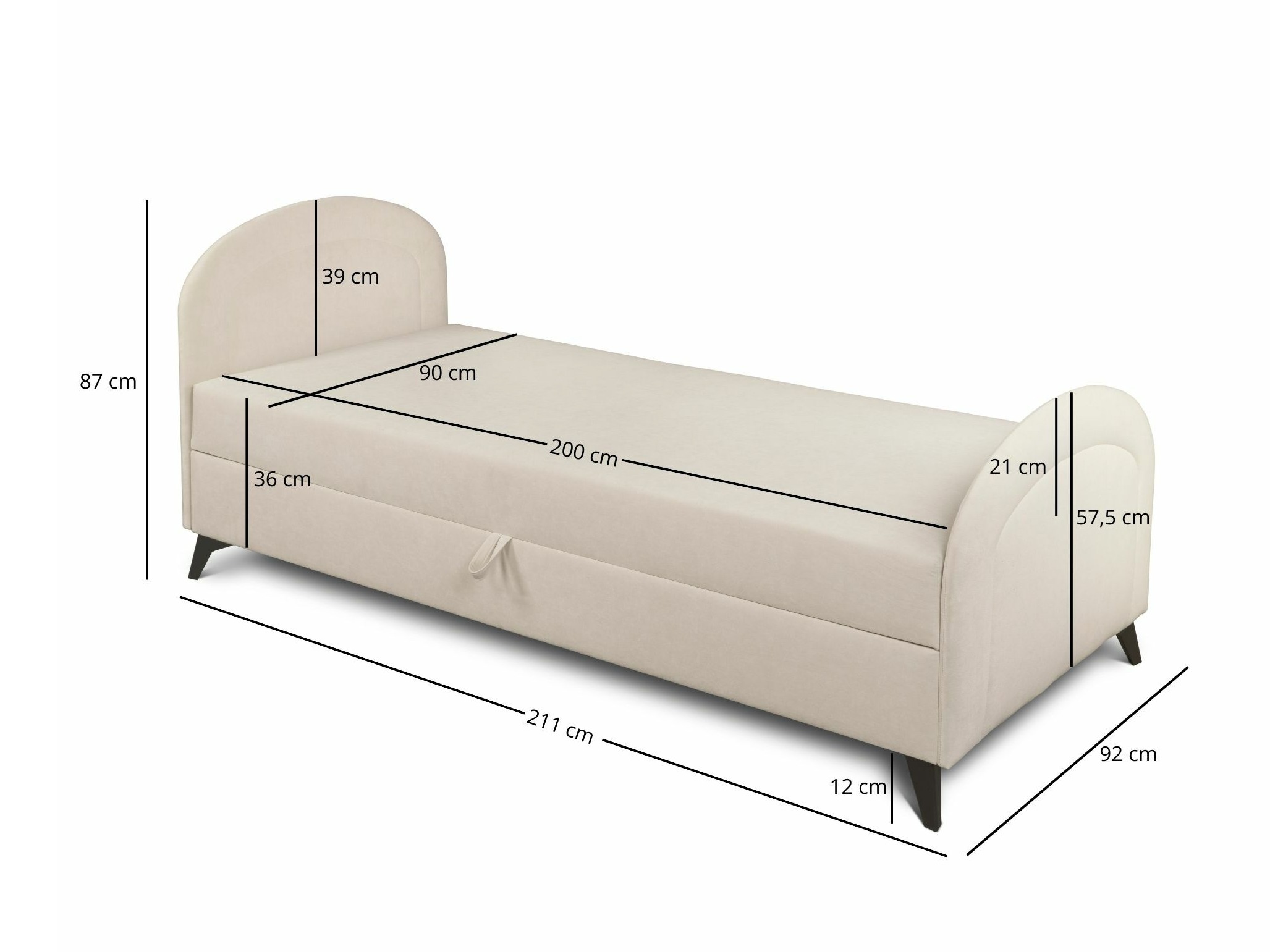 Jenkkisänky Durham 108 (Mavel 23)