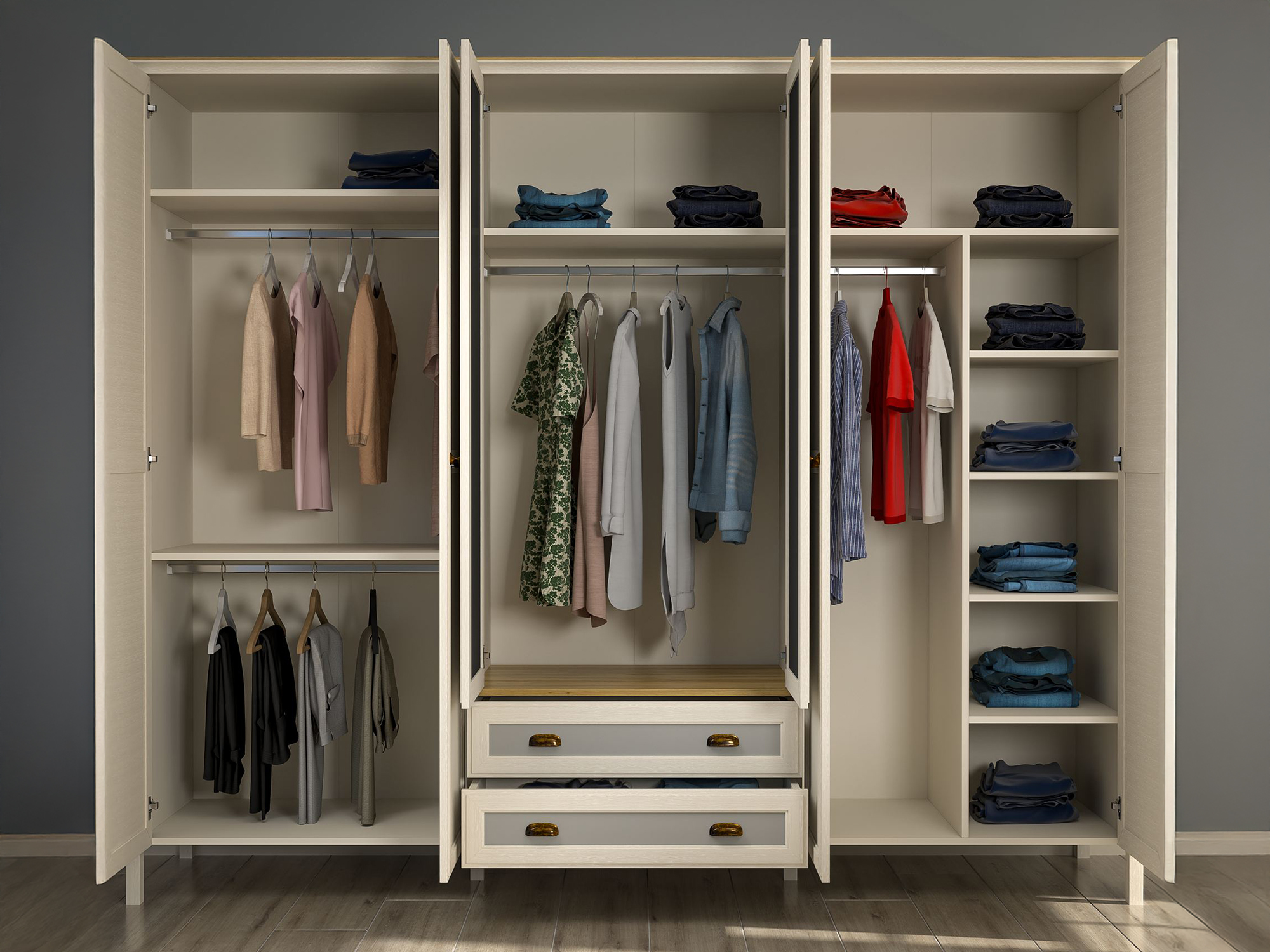 Vaatekaappi Melvero 104