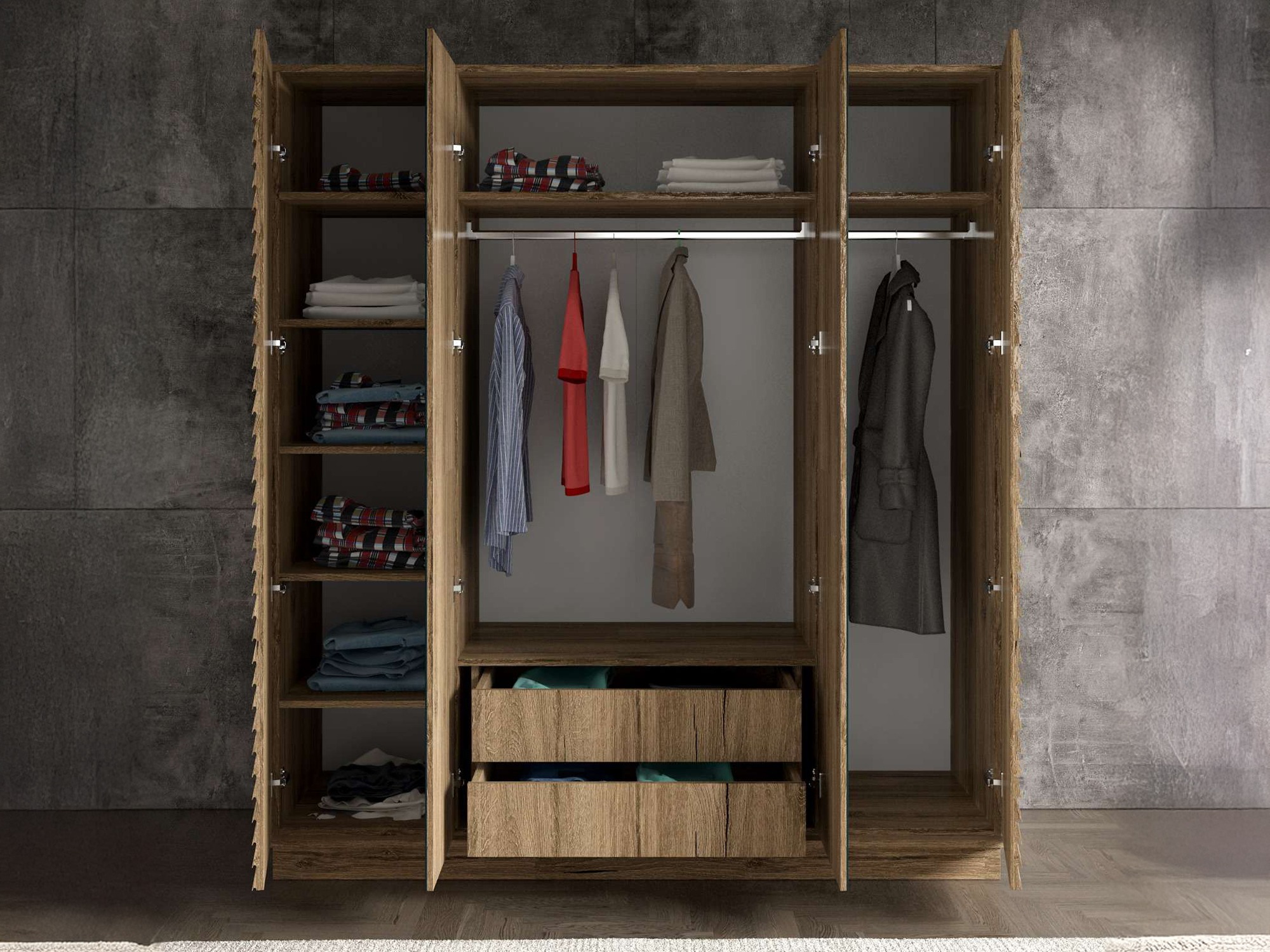 Vaatekaappi Nolfene 104